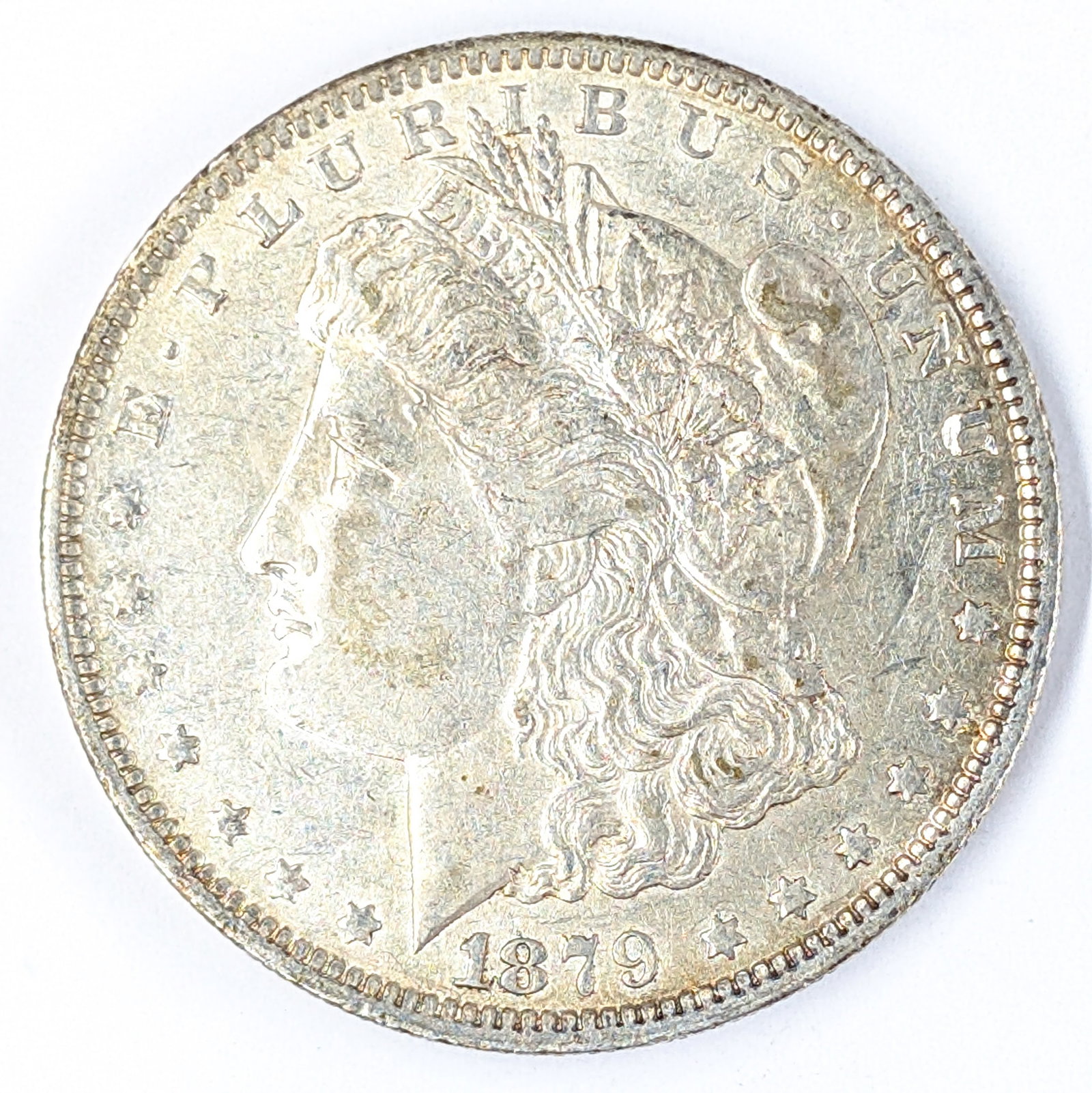 1879-O Morgan Silver Dollar - Lightly Toned (1 of 2)