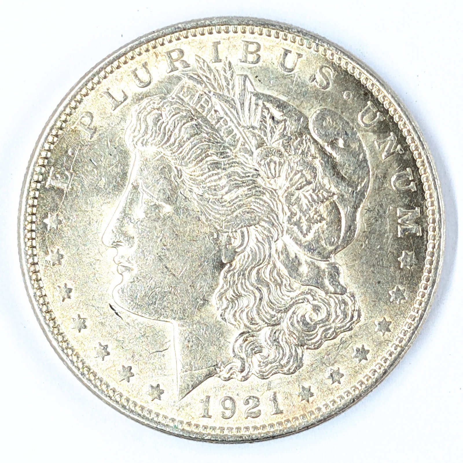 1921 Morgan Silver Dollar: Silver