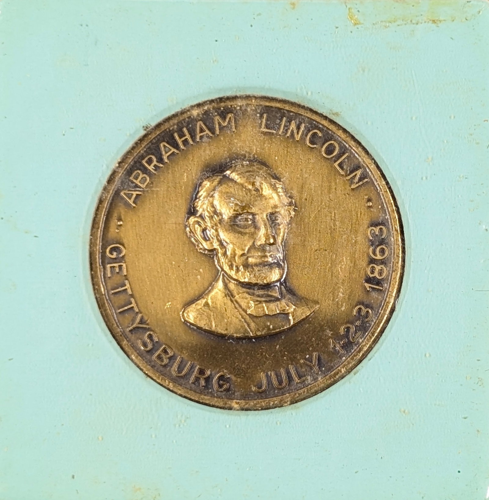 Abraham Lincoln, General Robert E. Lee & Major General Meade Commemorative Token (1 of 2)