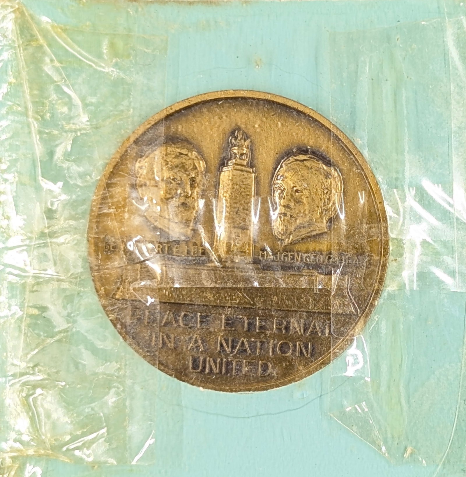 Abraham Lincoln, General Robert E. Lee & Major General Meade Commemorative Token - 2