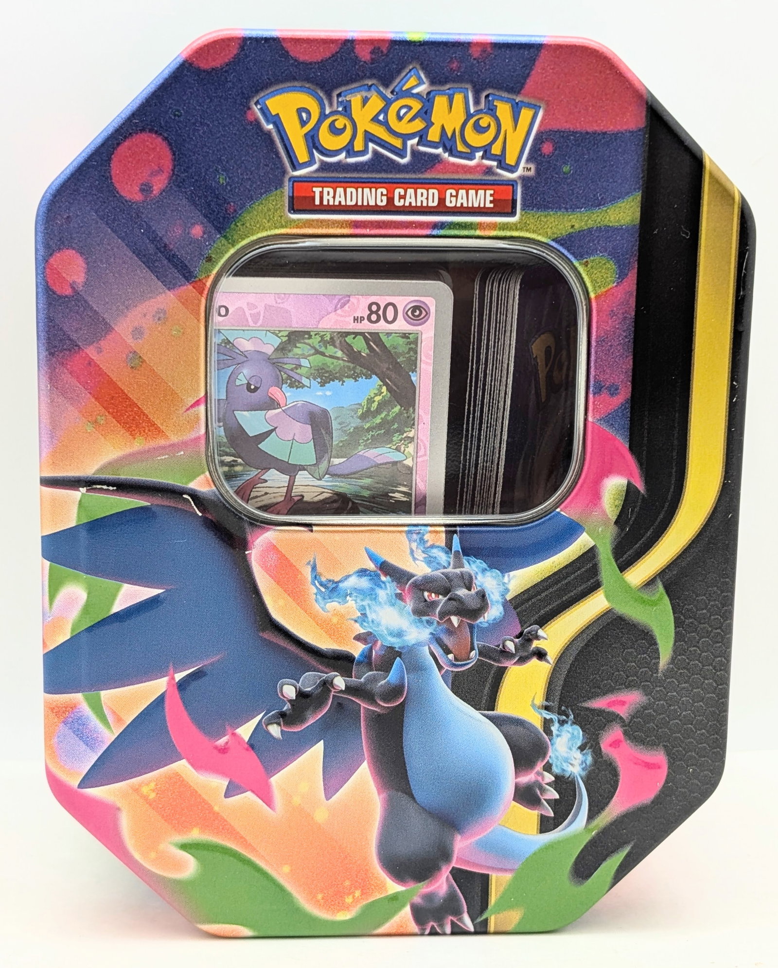 Large Lot of Pokemon Cards w/ Tin: Pokemon