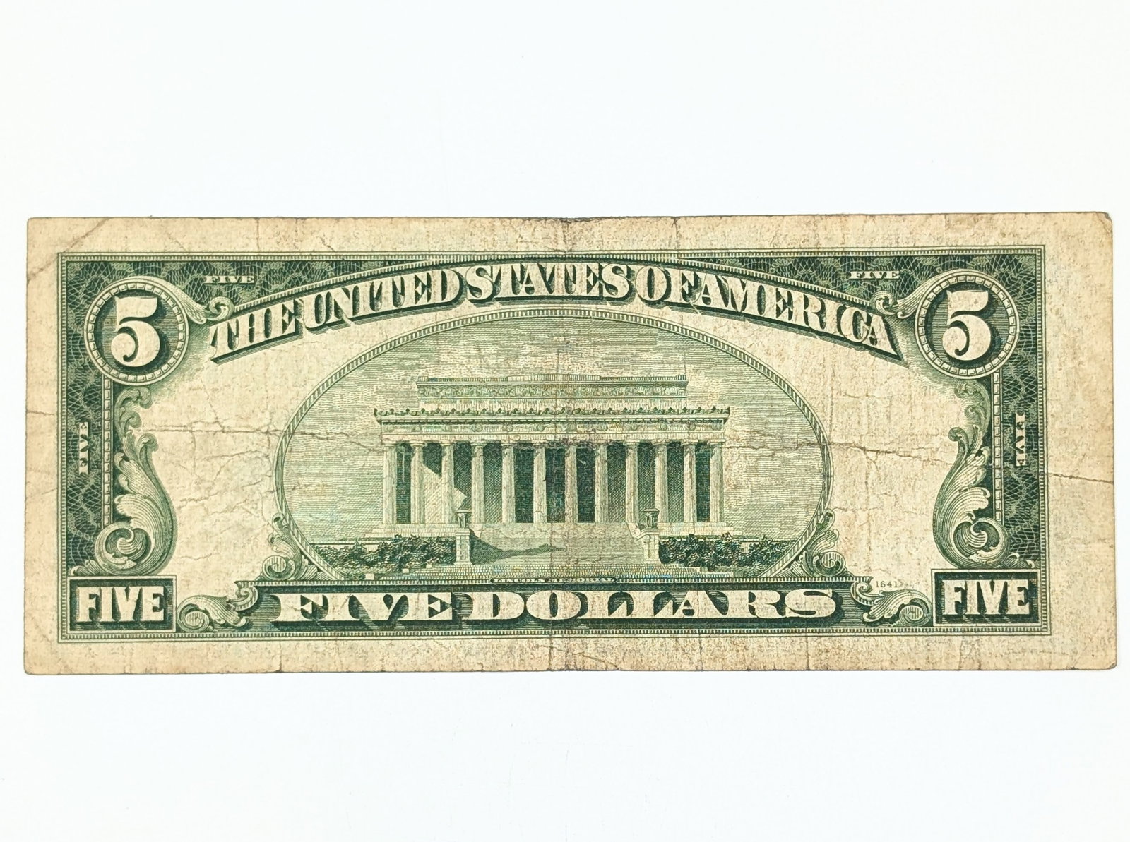 1934-A $5 Note - Silver Certificate - 2