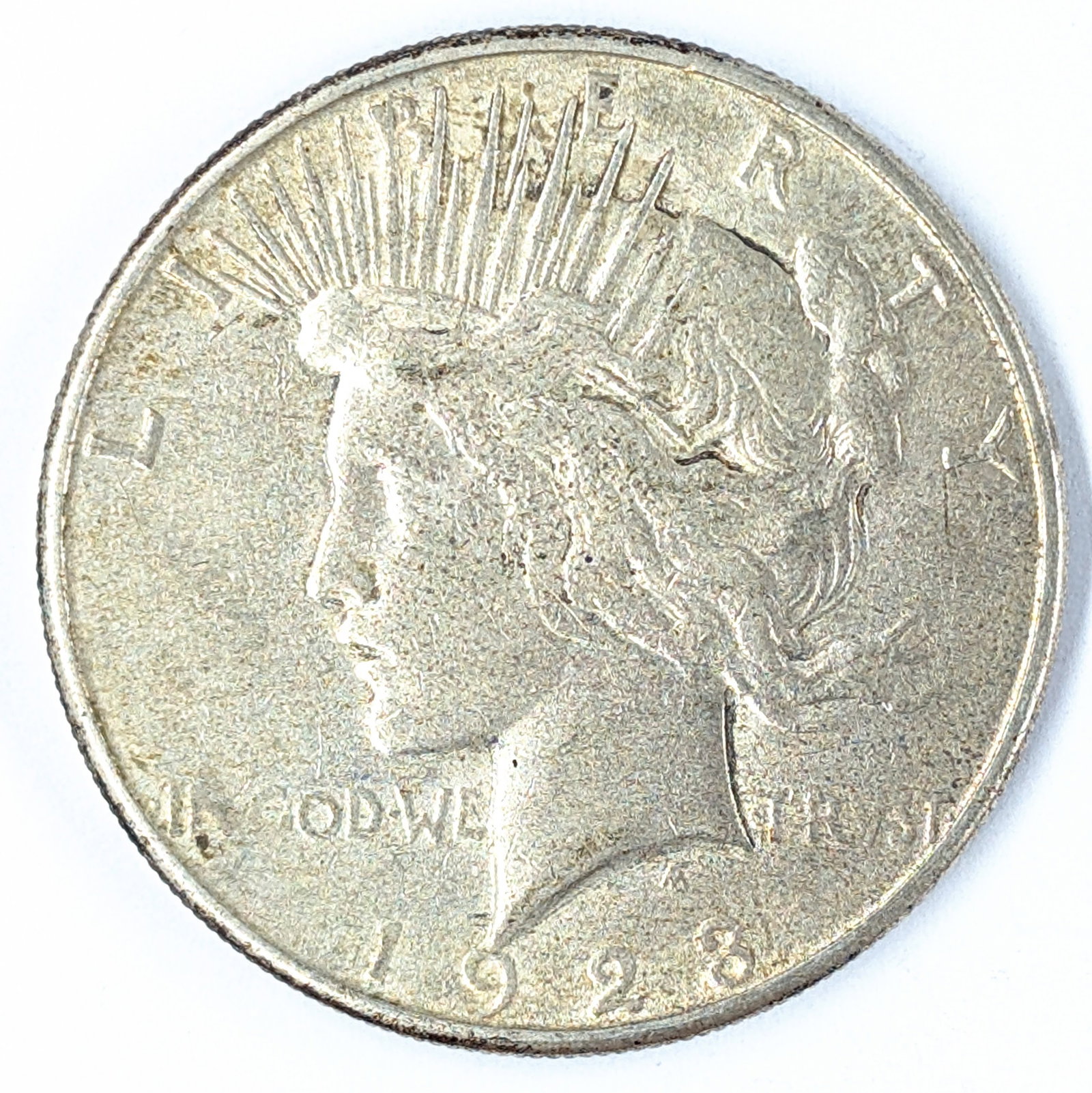 1923-S Silver Peace Dollar: Silver
