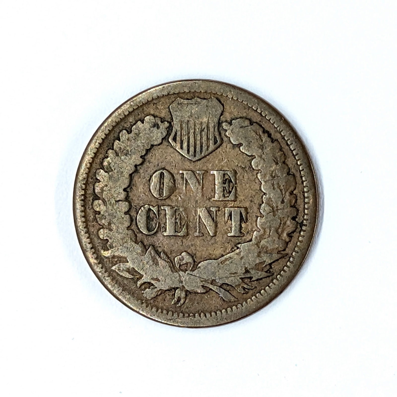 1867 Indian Head Cent - Semi-Key Date - 2