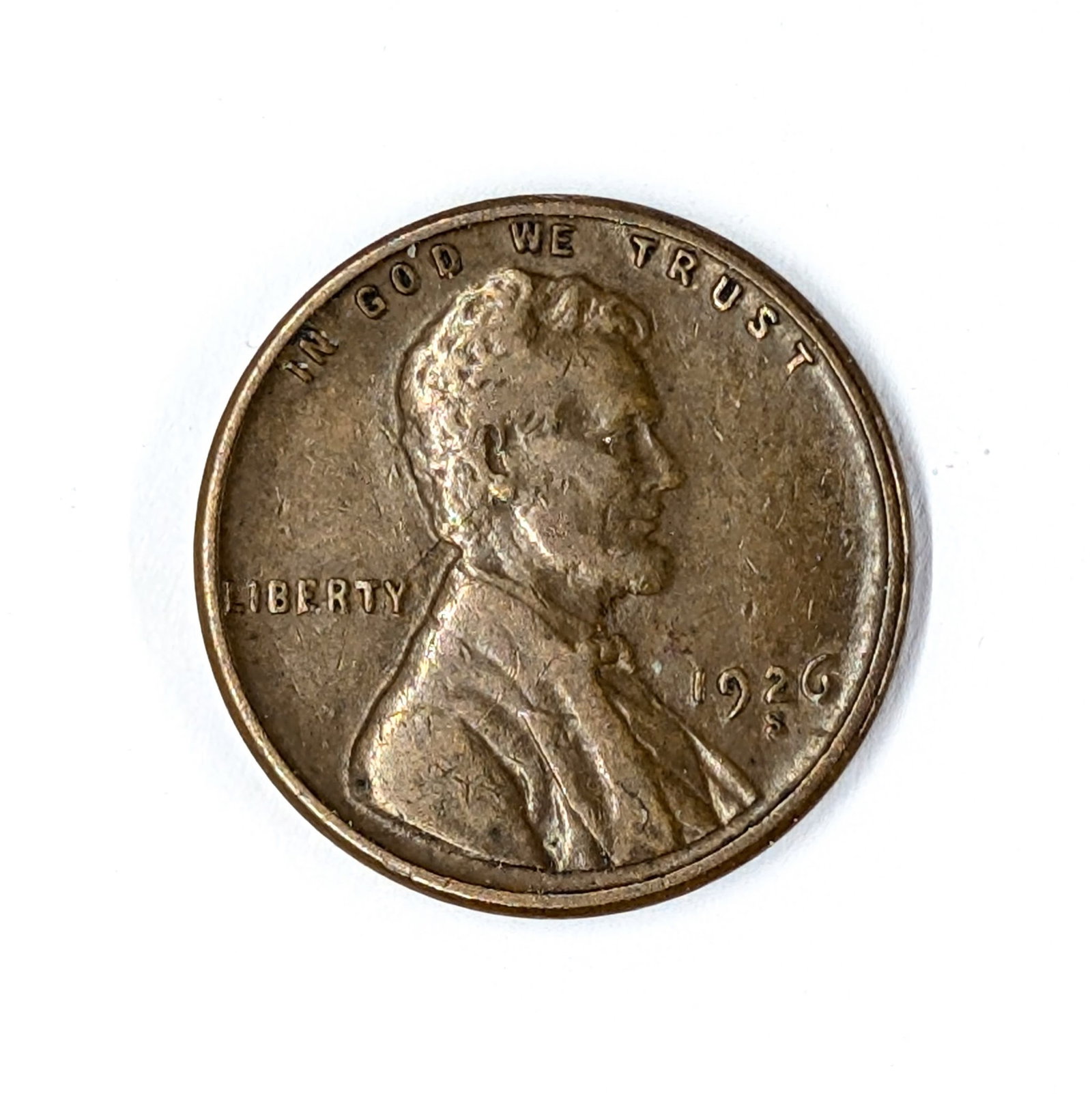 1926-S Wheat Cent - Semi-Key Date: Coin