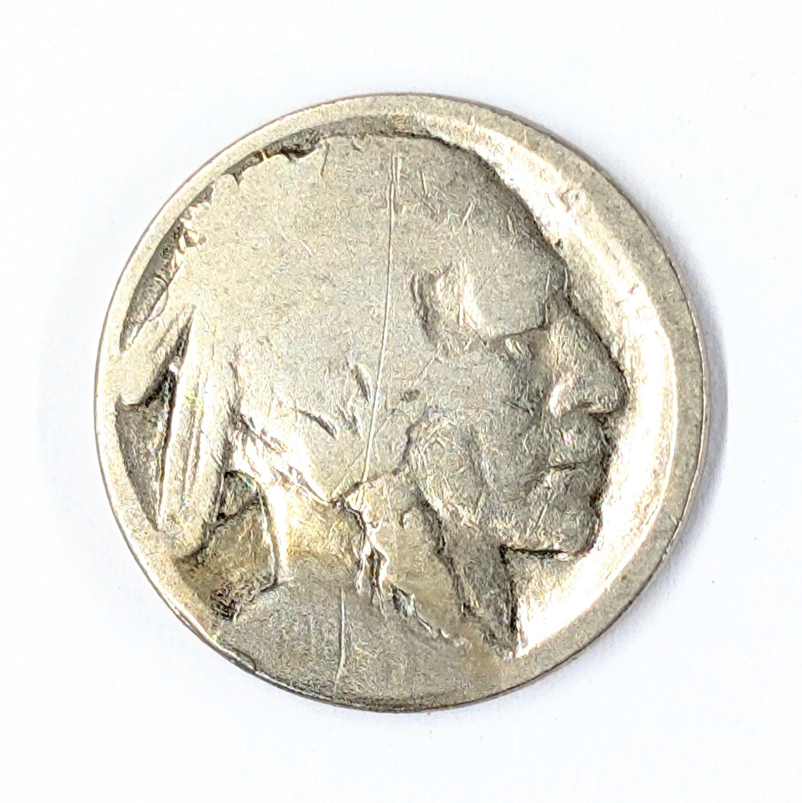 1915-D Buffalo Head Nickel - Semi-Key Date: Coin