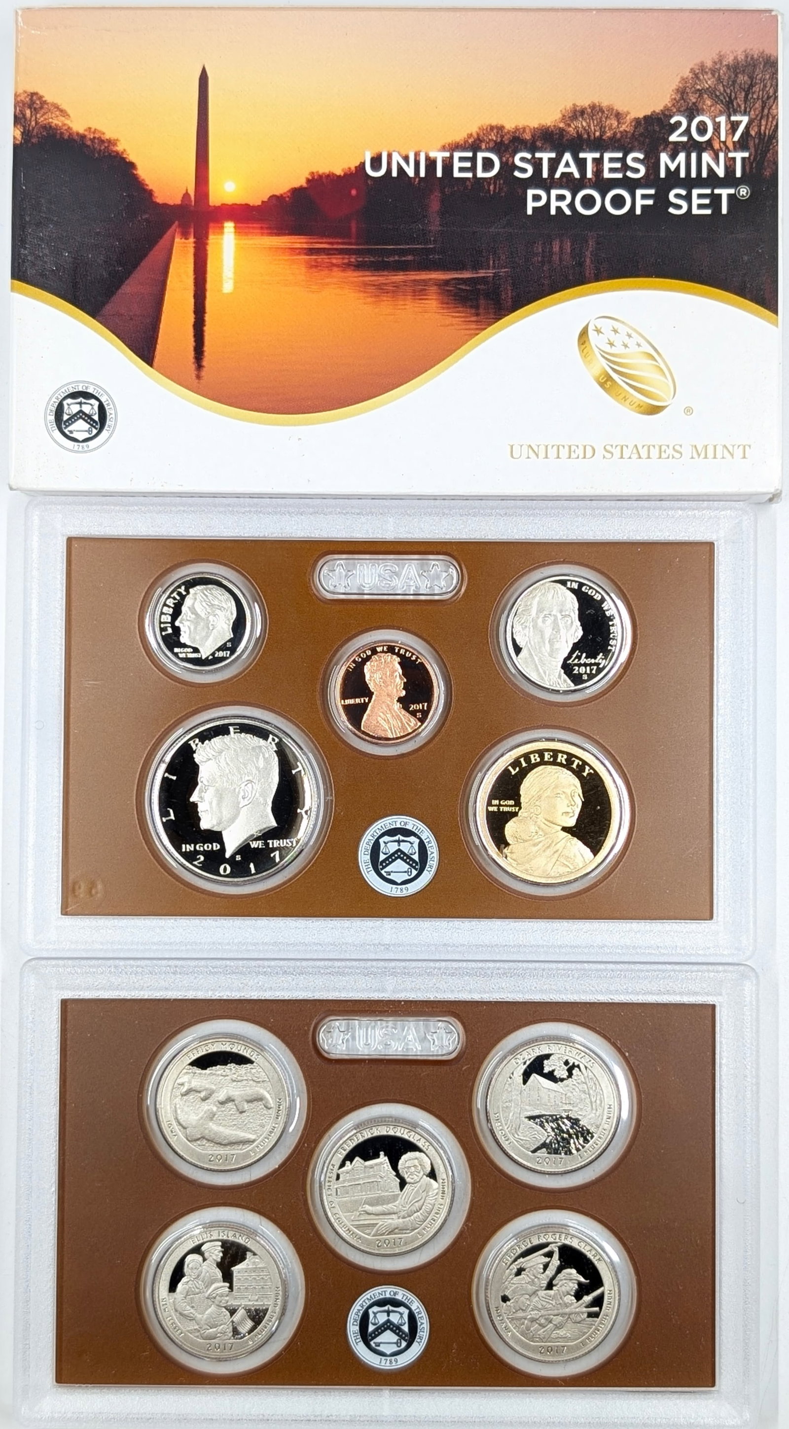 2017 US Mint Proof Set w/ COA: Coin