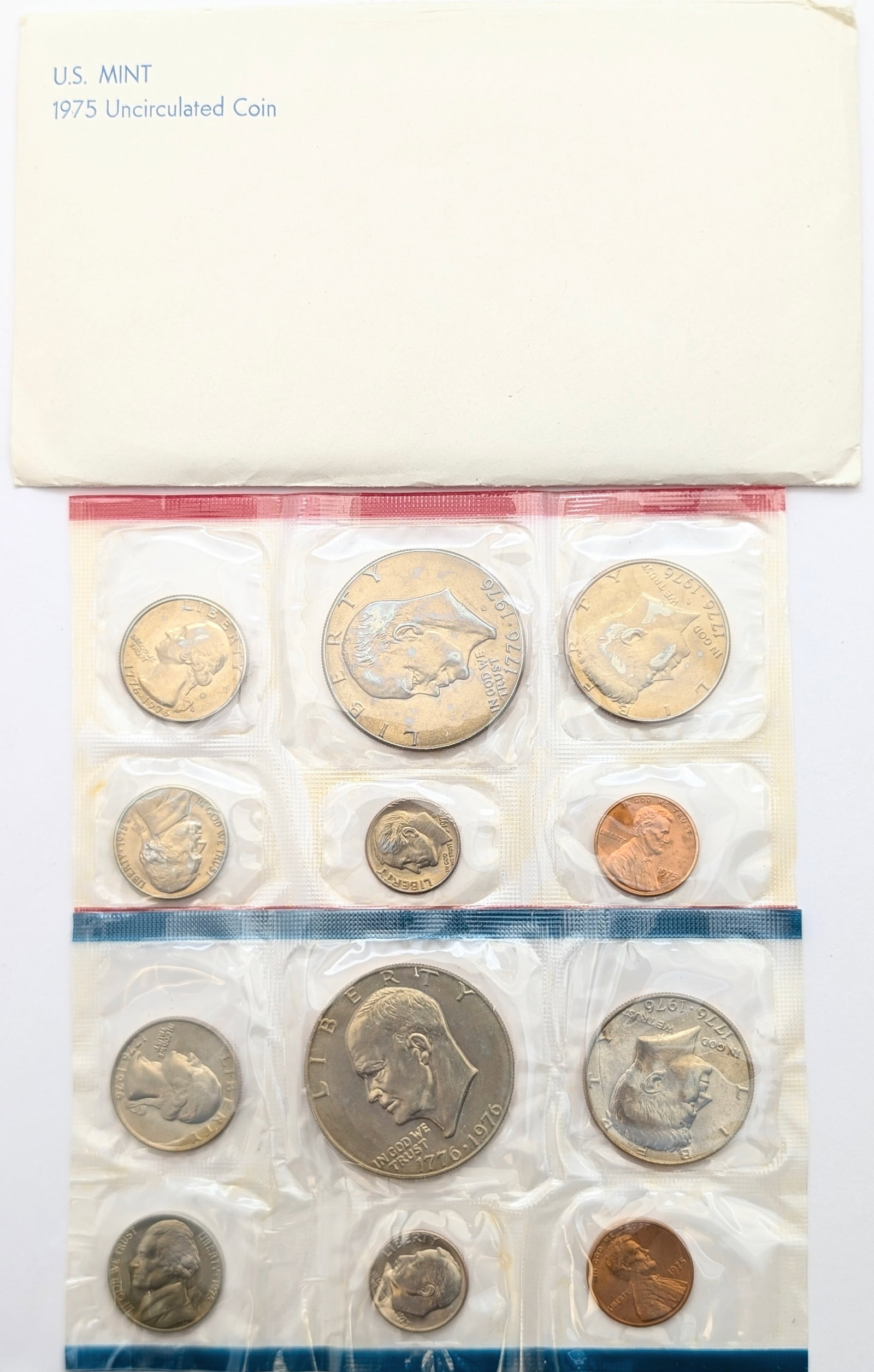 1975 US Mint Uncirculated Coin Set: Coin