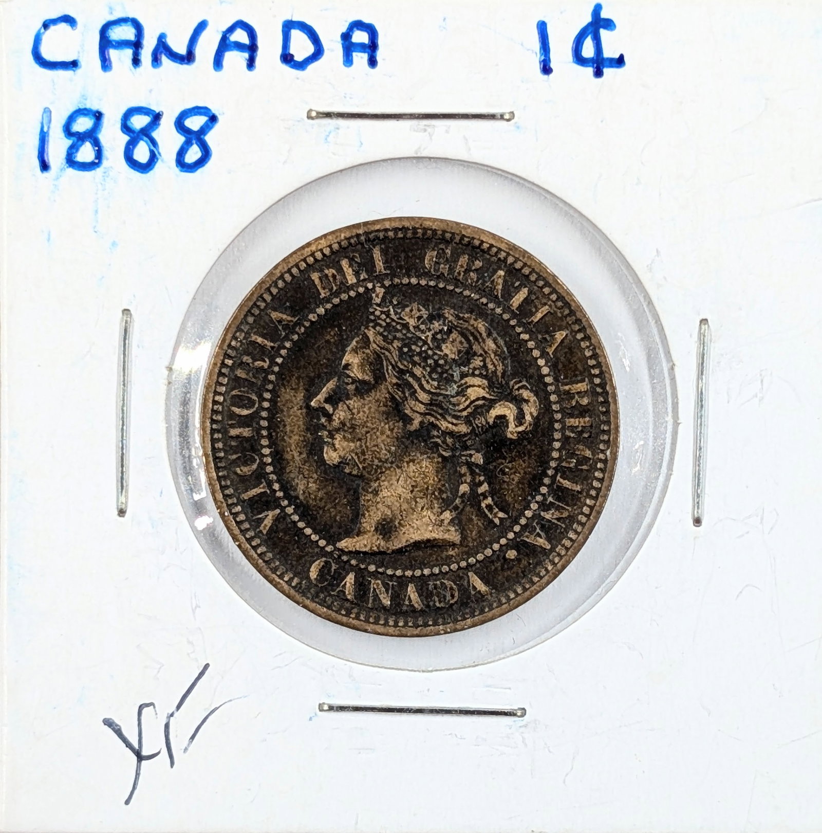 1888 Canadian Large Cent: Coin