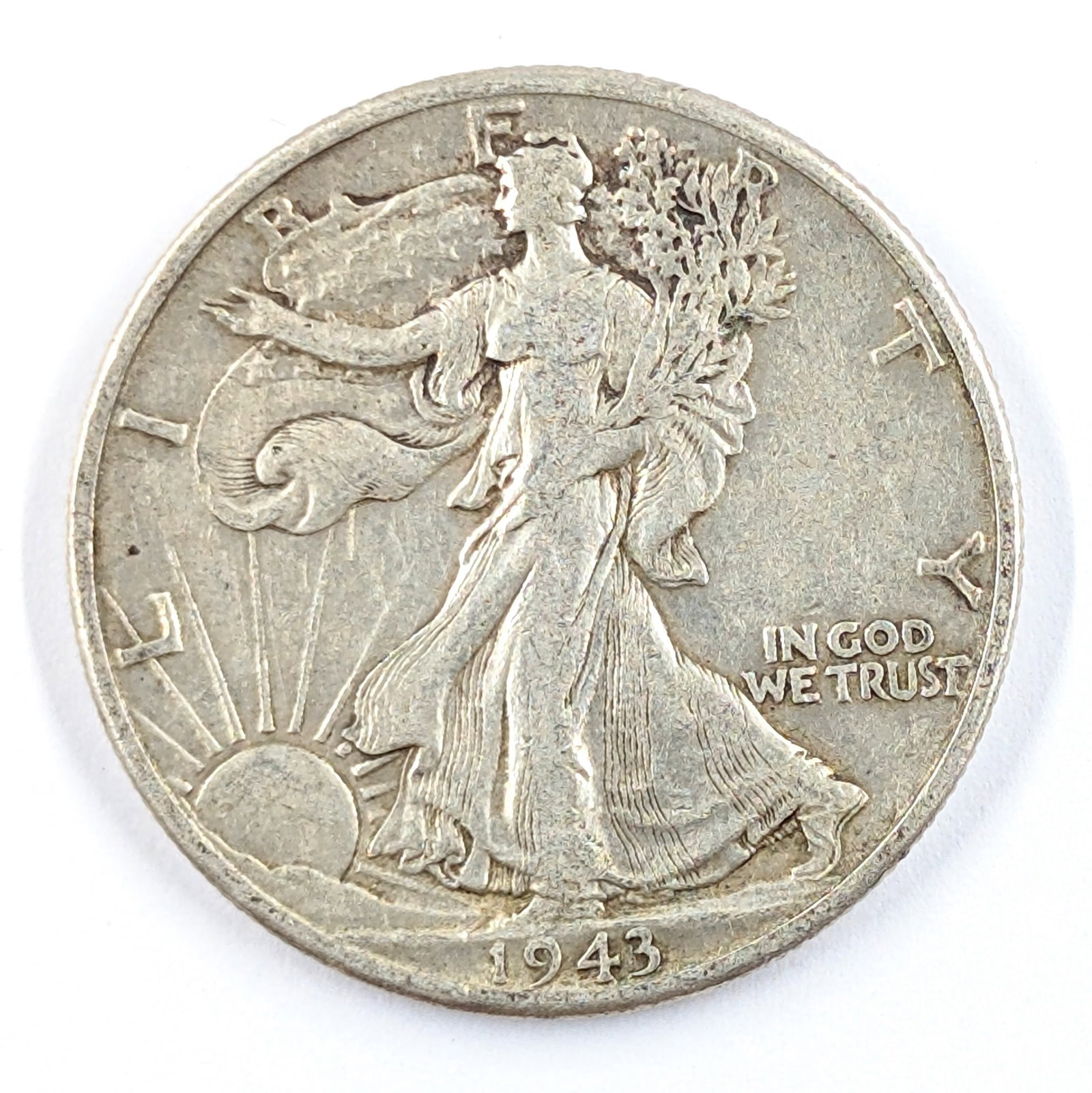 1943-D Silver Walking Liberty Half Dollar: Silver