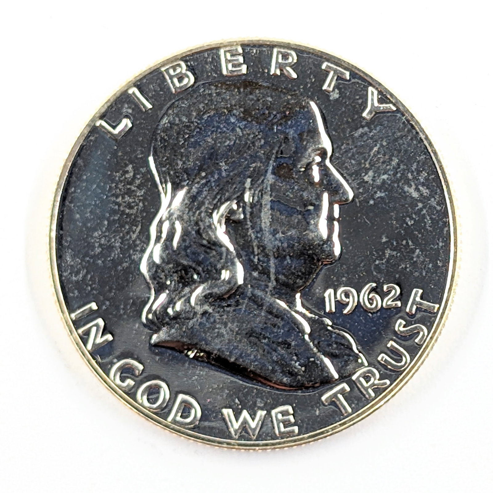 1962 Silver Franklin Half Dollar- Proof (1 of 2)