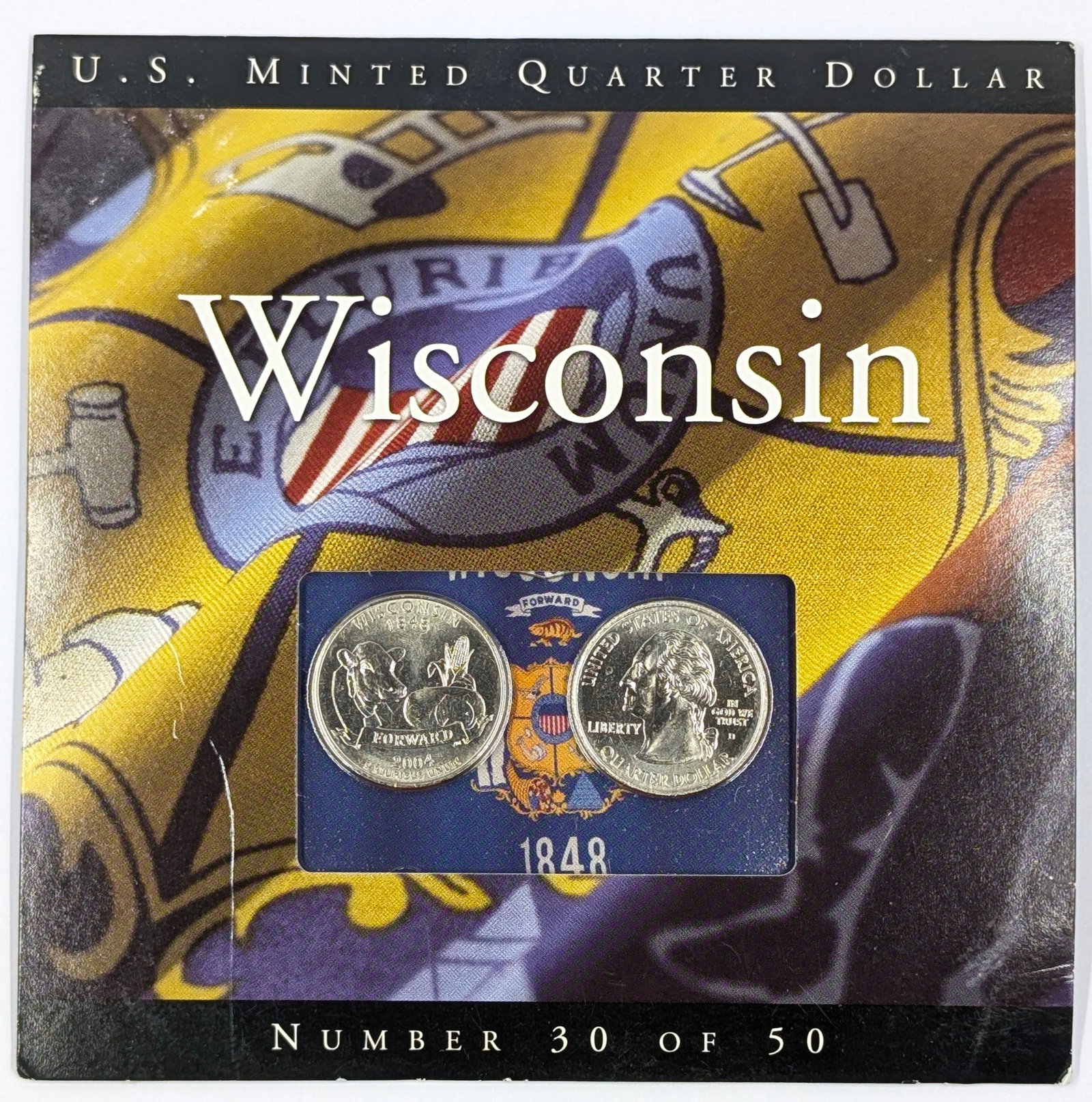 2004 P/D Wisconsin State Quarter Set: Coin