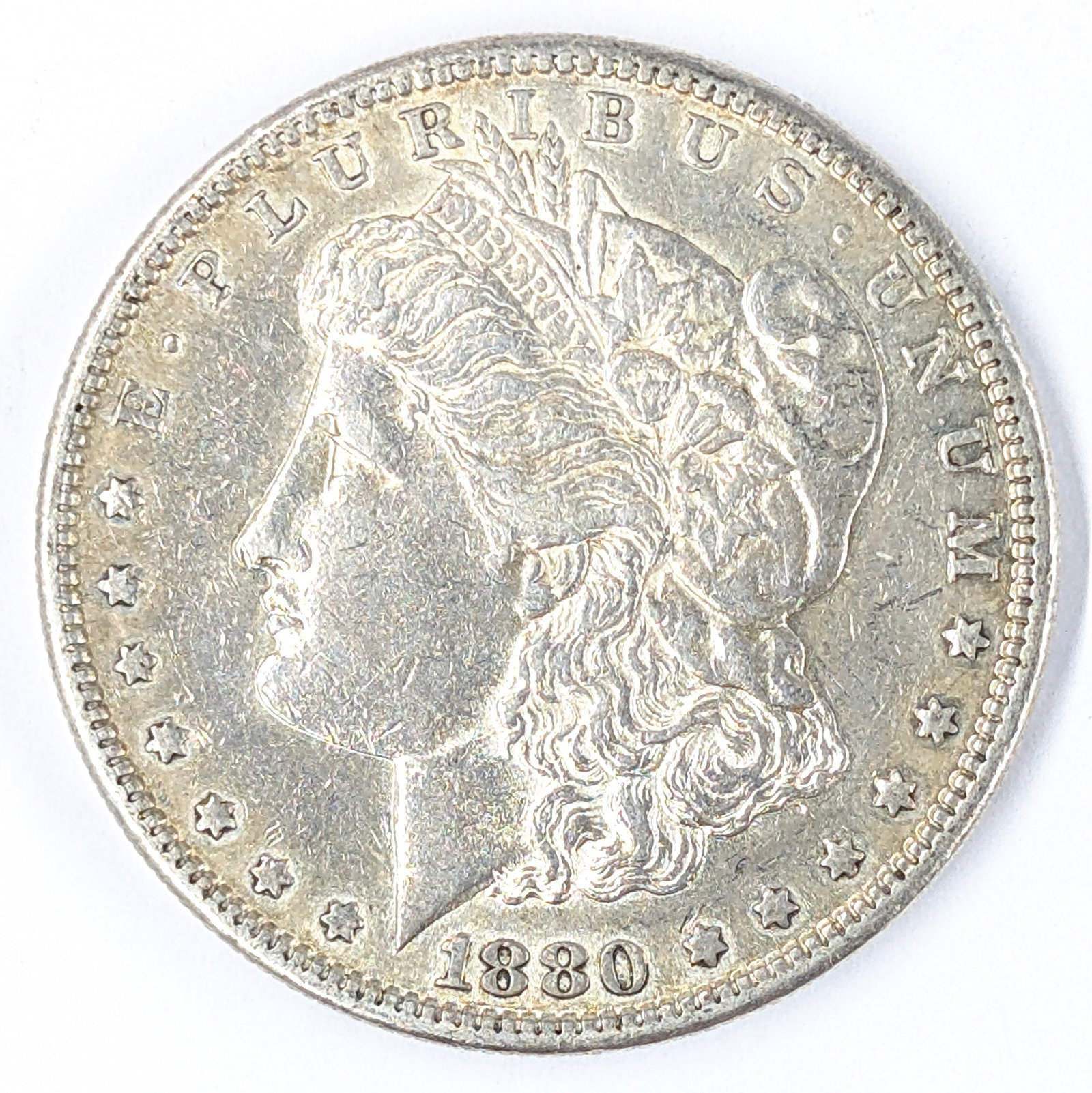 1880-S Morgan Silver Dollar - AU (1 of 2)