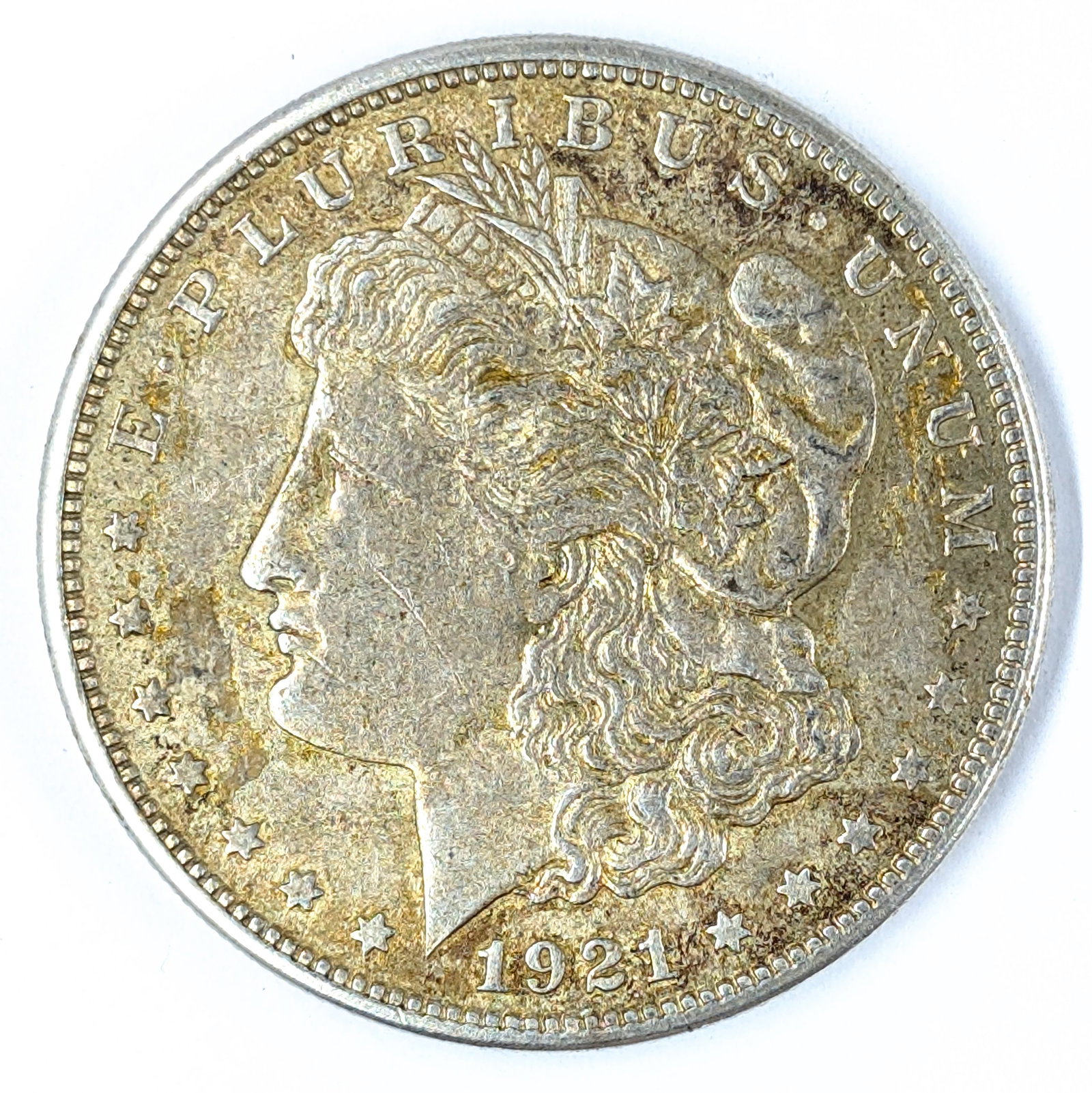 1921-S Morgan Silver Dollar: Silver