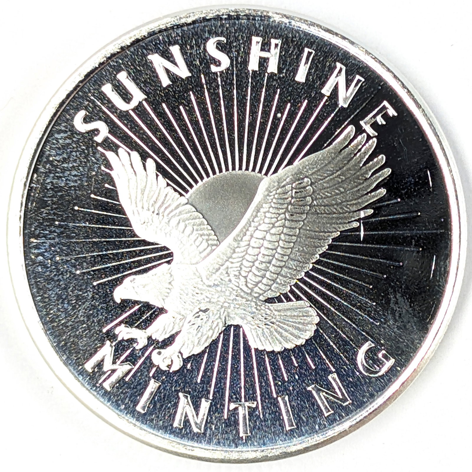 1 Ounce Fine .999 Silver Round - Sunshine Minting: Silver
