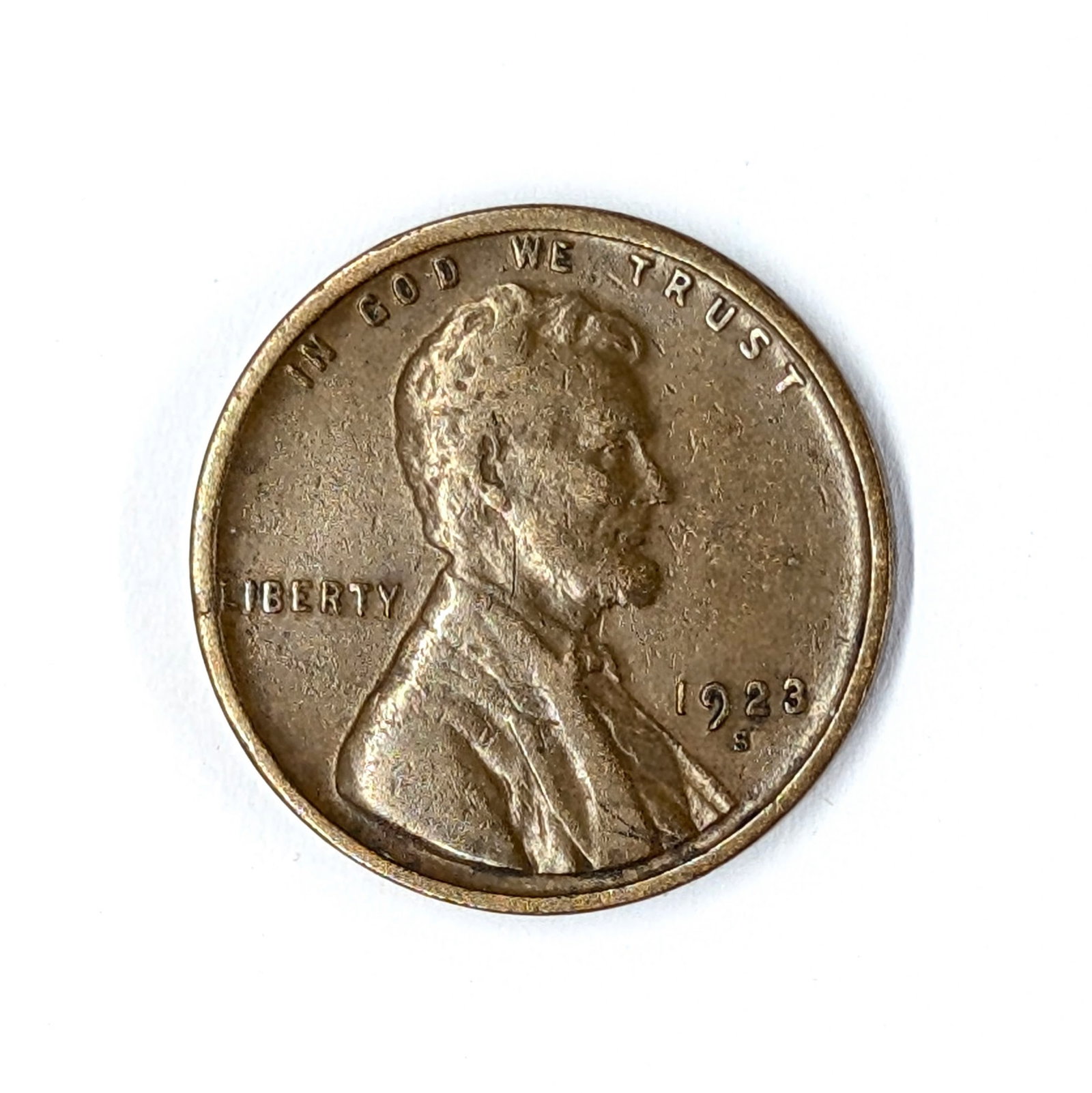 1923-S Wheat Cent - Semi-Key Date: Coin
