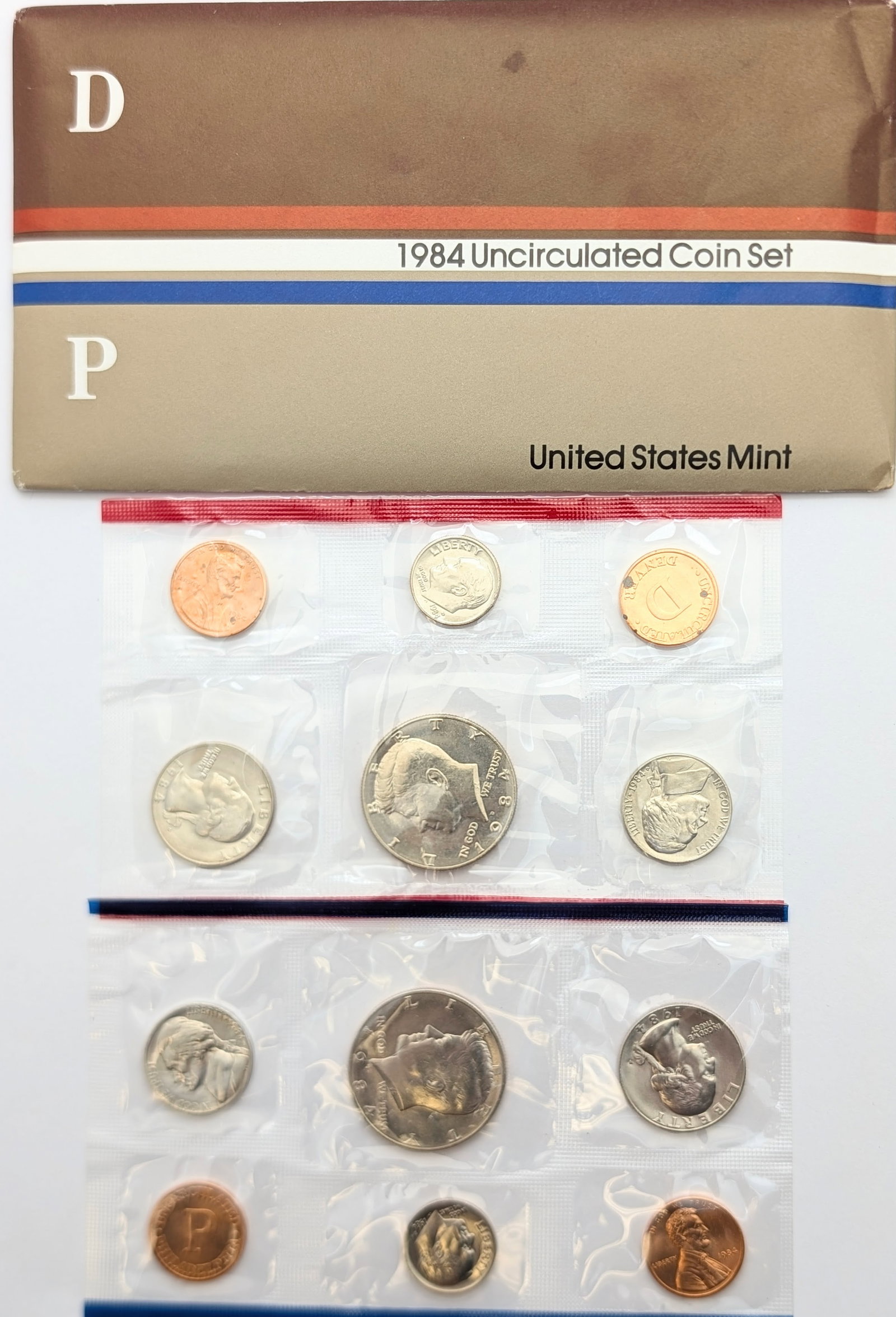1984 US Mint Uncirculated Coin Set: Coin