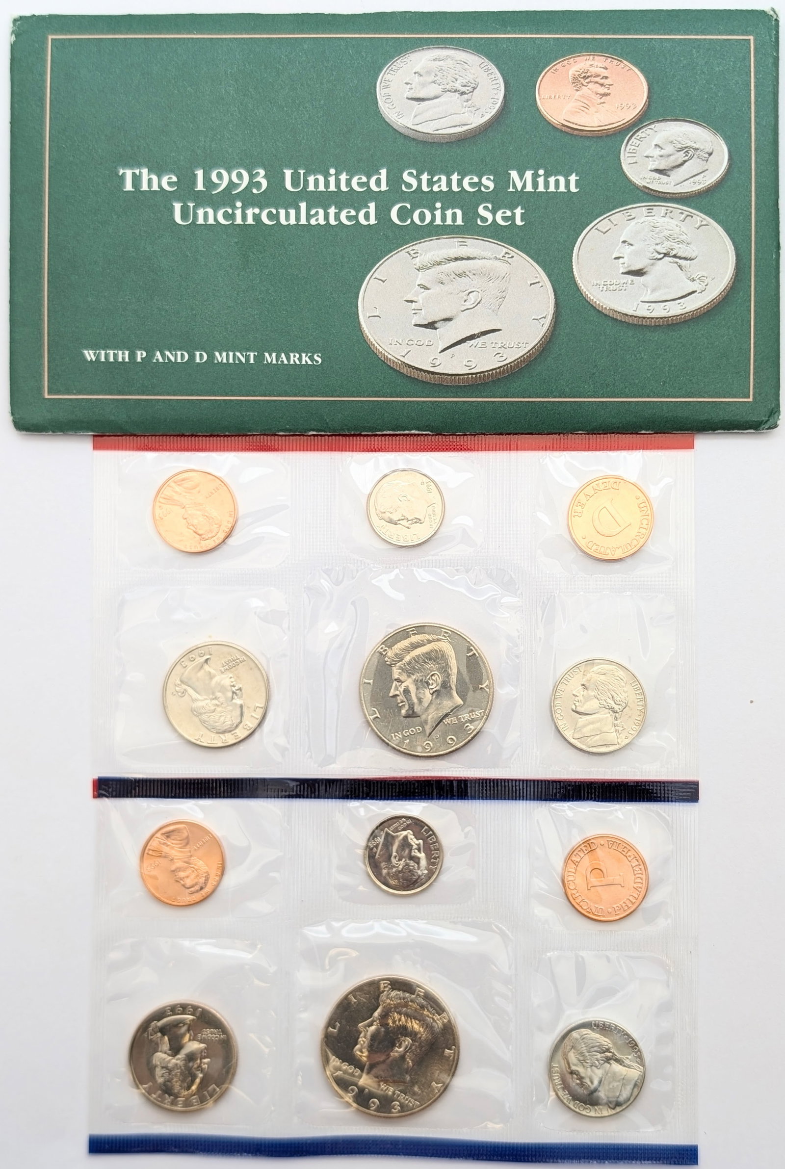1993 US Mint Uncirculated Coin Set (1 of 2)