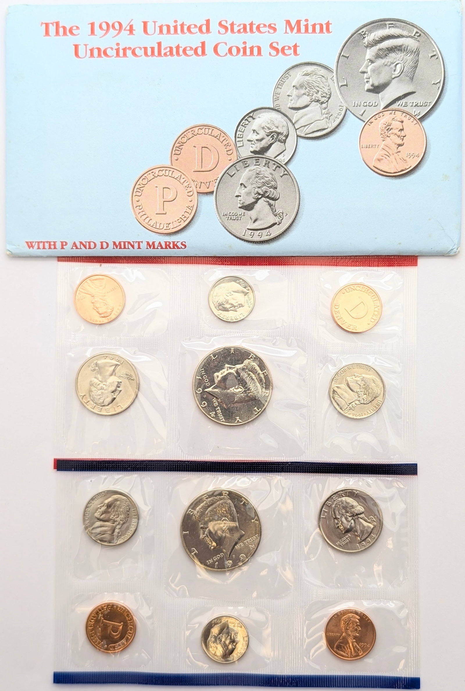 1994 US Mint Uncirculated Coin Set (1 of 2)