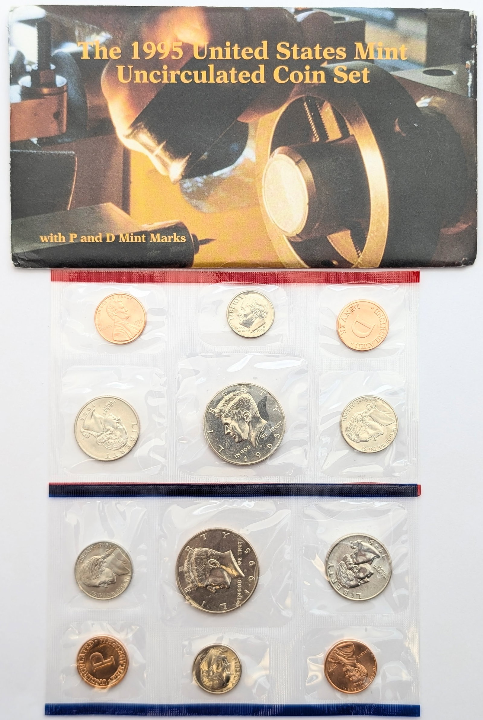 1995 US Mint Uncirculated Coin Set (1 of 2)