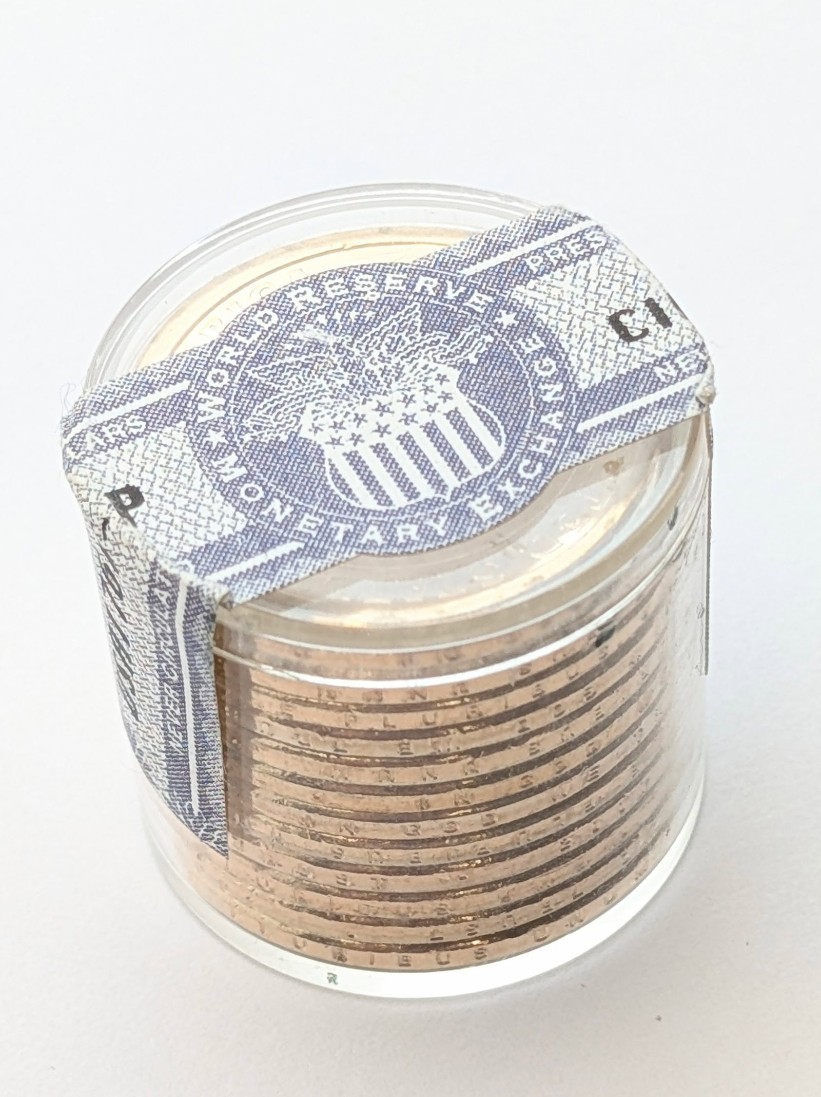 Tube of 12 Uncirculated George Washington Presidential Dollars by World Reserve Monetary Exchange: Coin