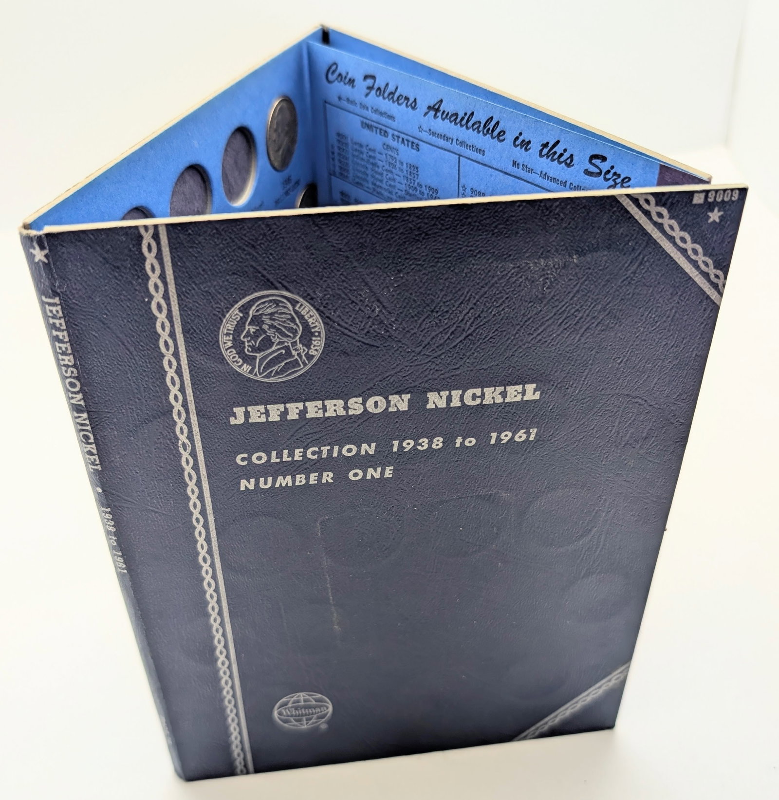 Whitman Jefferson Nickel 1938-1961 Book w/ 49 Nickels: Coin