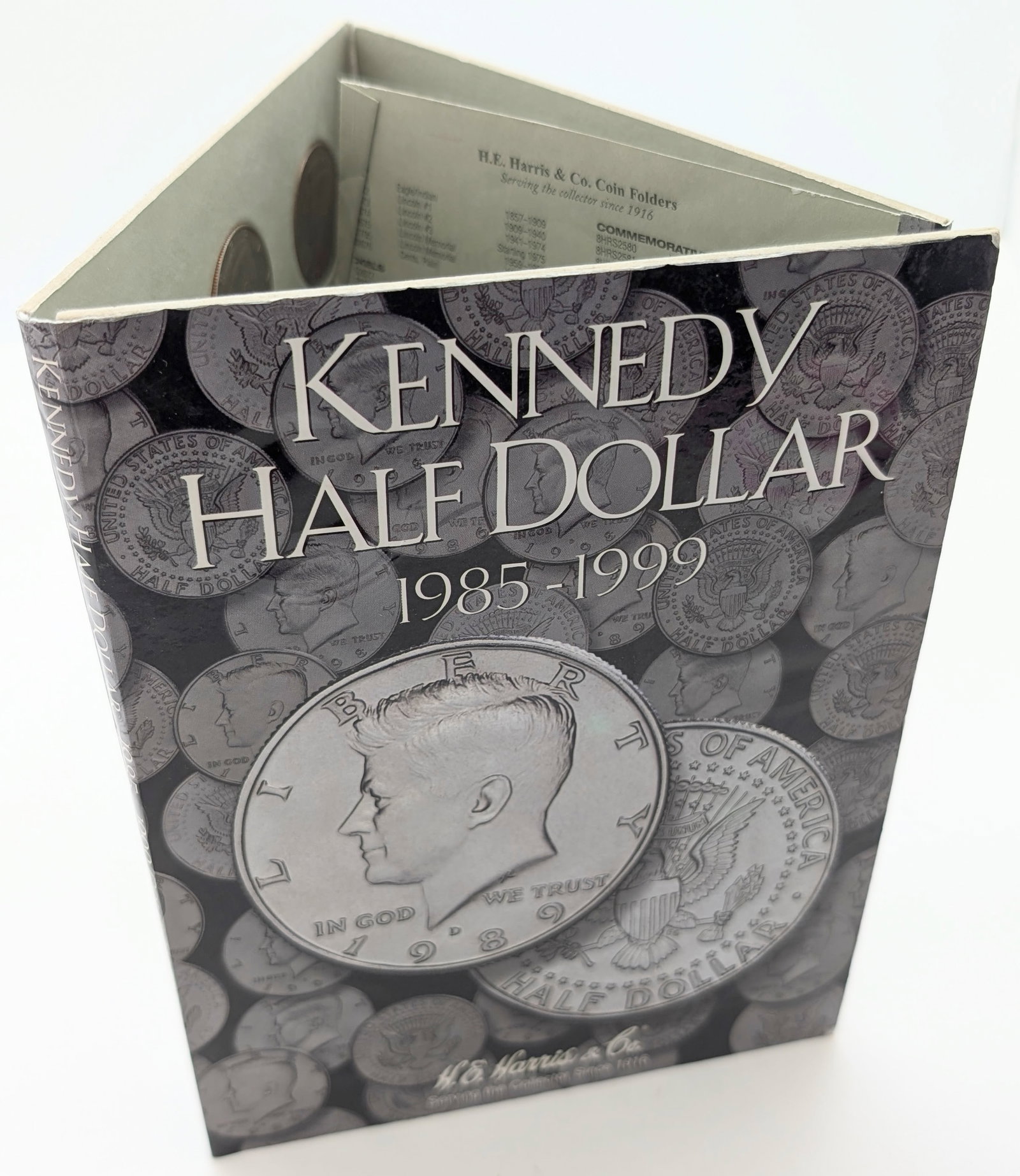John F Kennedy Half Dollar 1985-1999 Book w/ 35 JFKs: Some Uncirculated