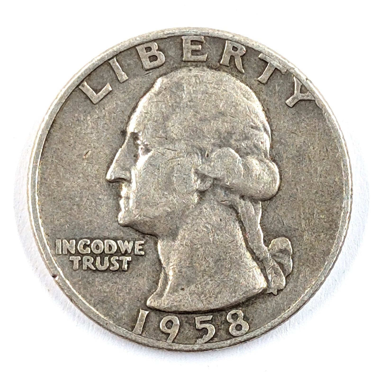 1958-D Silver Washington Quarter (1 of 2)