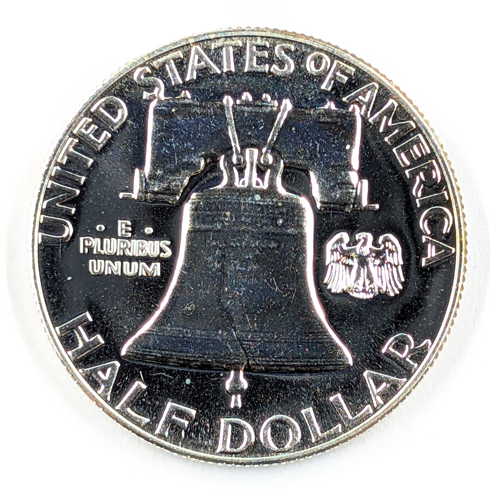 1962 Silver Franklin Half Dollar- Proof, Light Toning - 2
