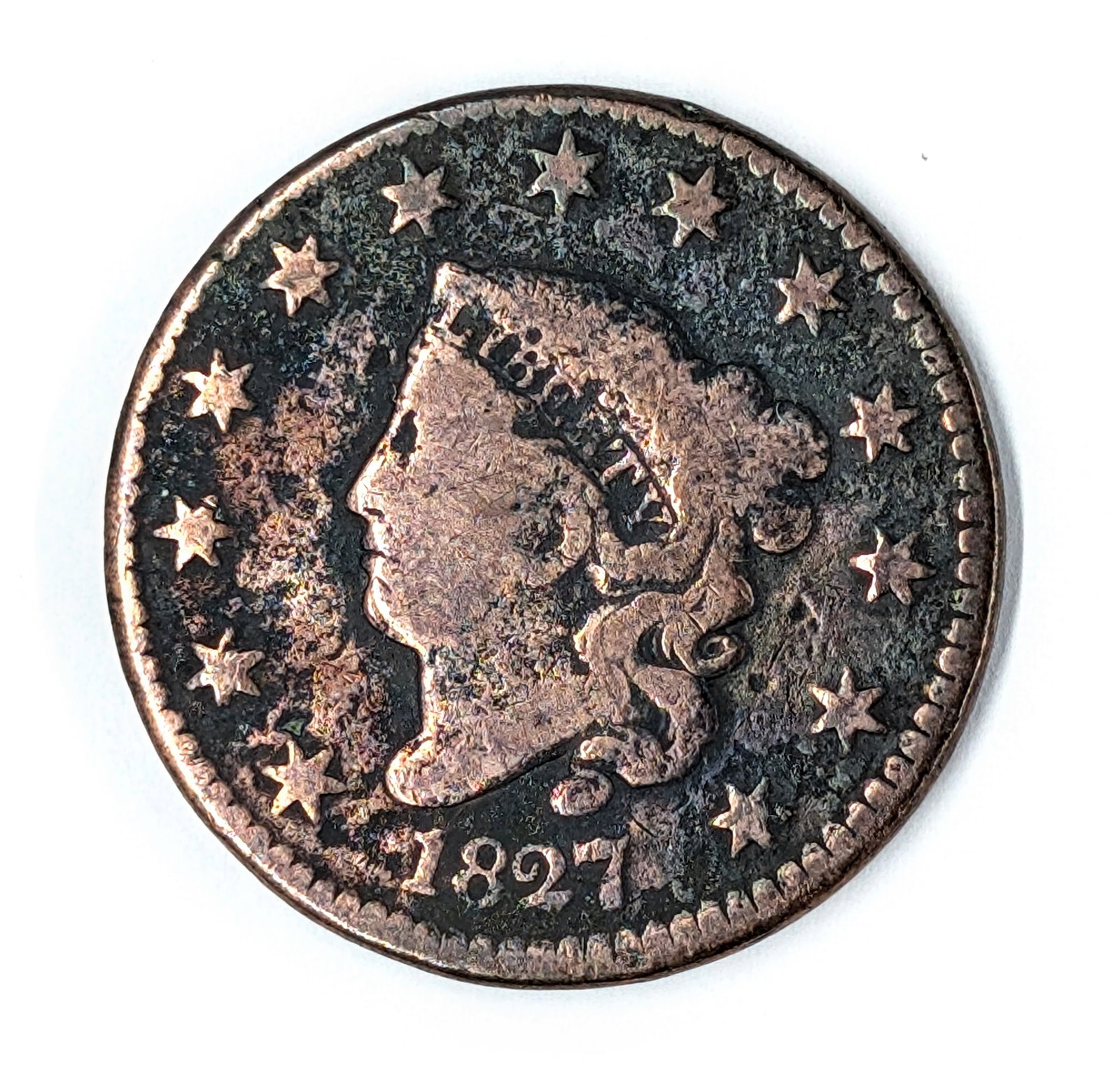 1827 Large Cent: Coin