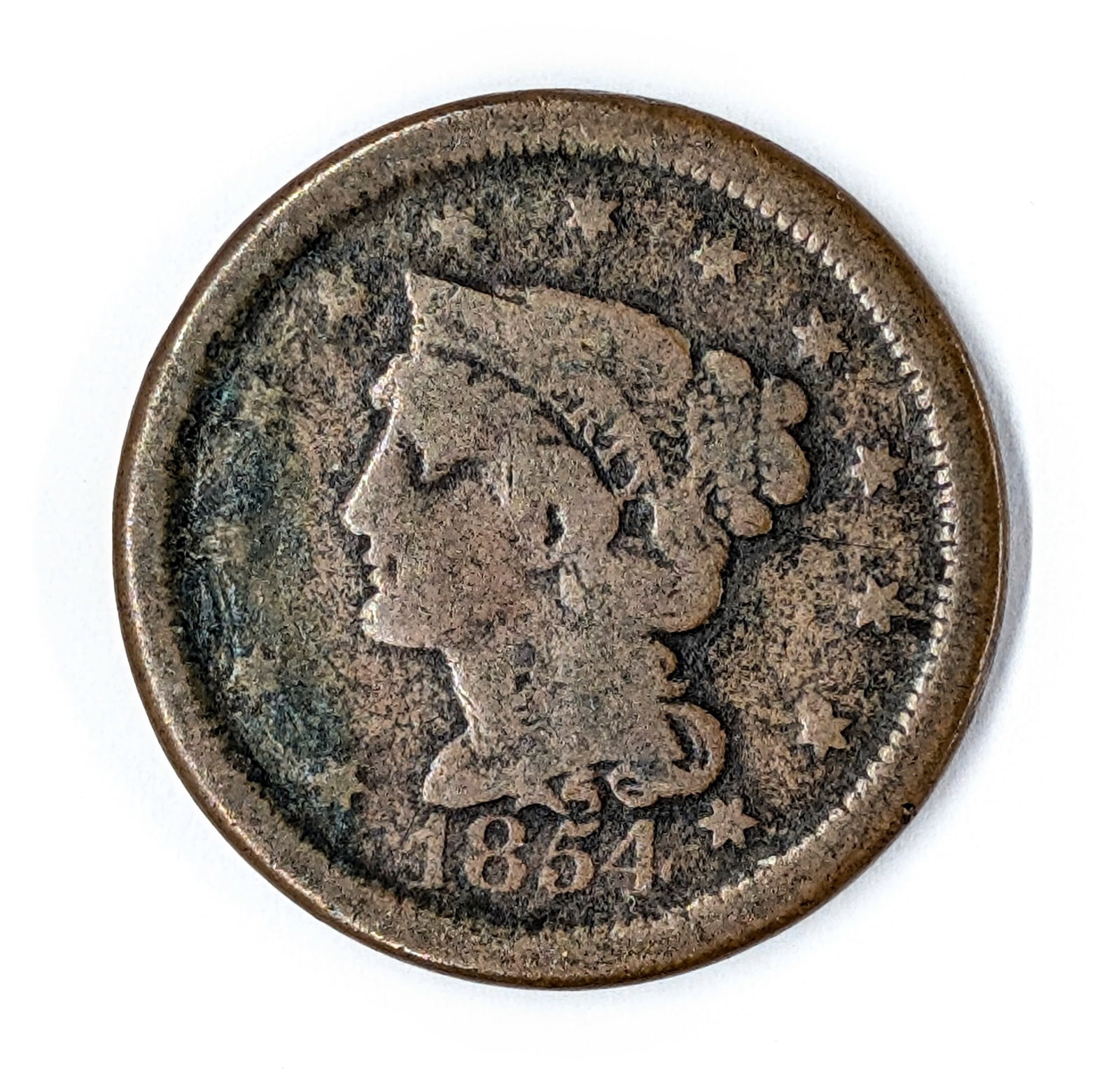 1854 Large Cent