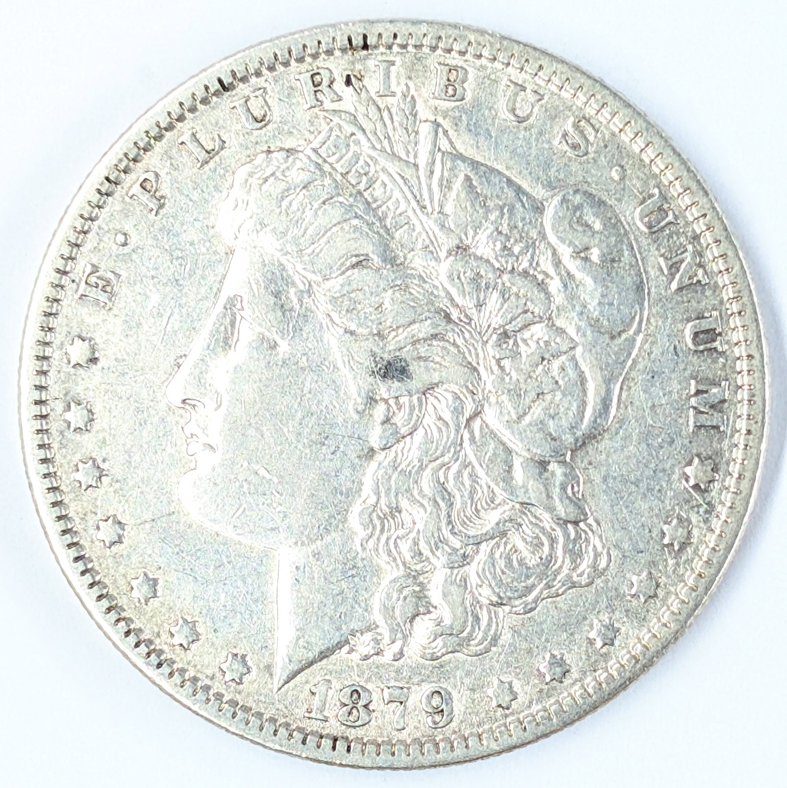 1879 Morgan Silver Dollar: Silver