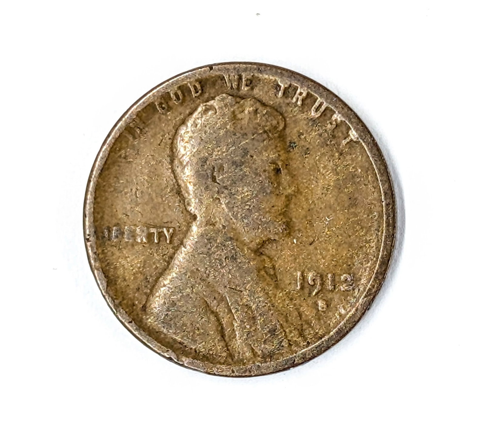 1912-S Wheat Cent- Semi Key Date: Coin