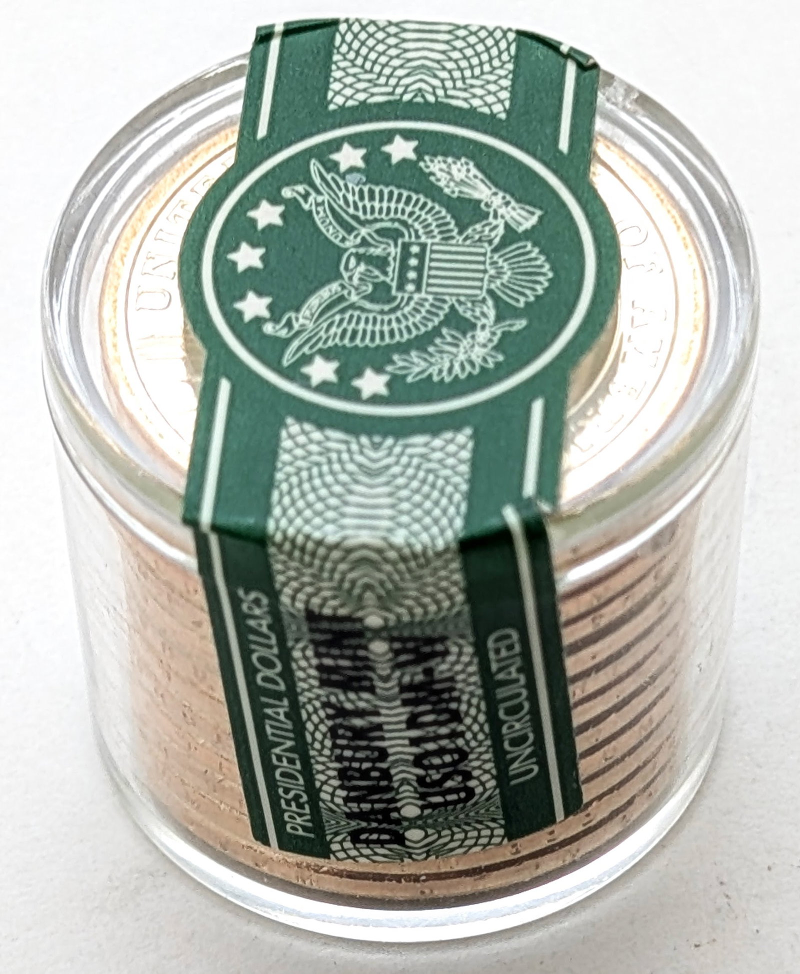 Tube of 12 Uncirculated Thomas Jefferson Presidential Dollars- By Danbury Mint - 4