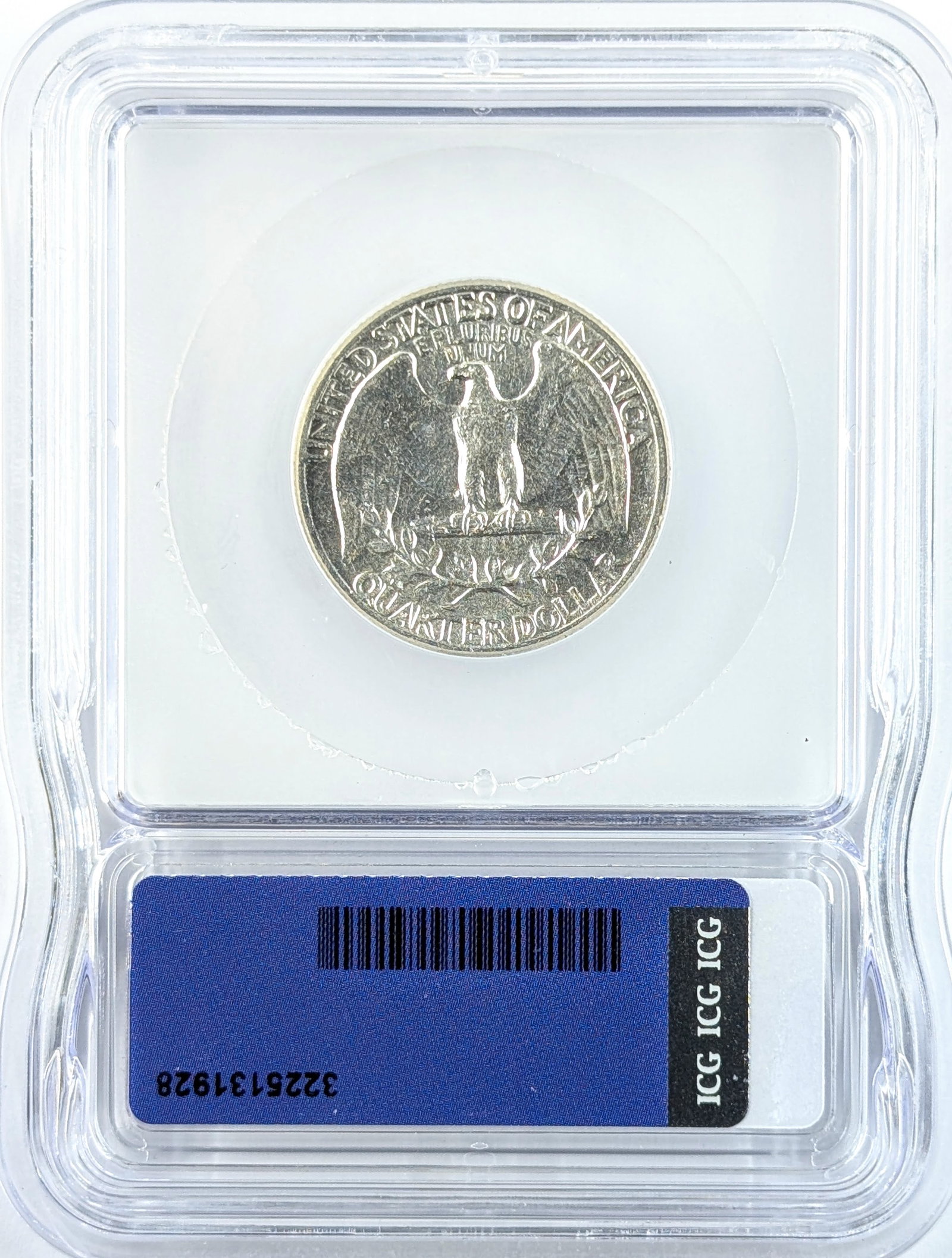 ICG 1964 BU Silver Washington Quarter - 2