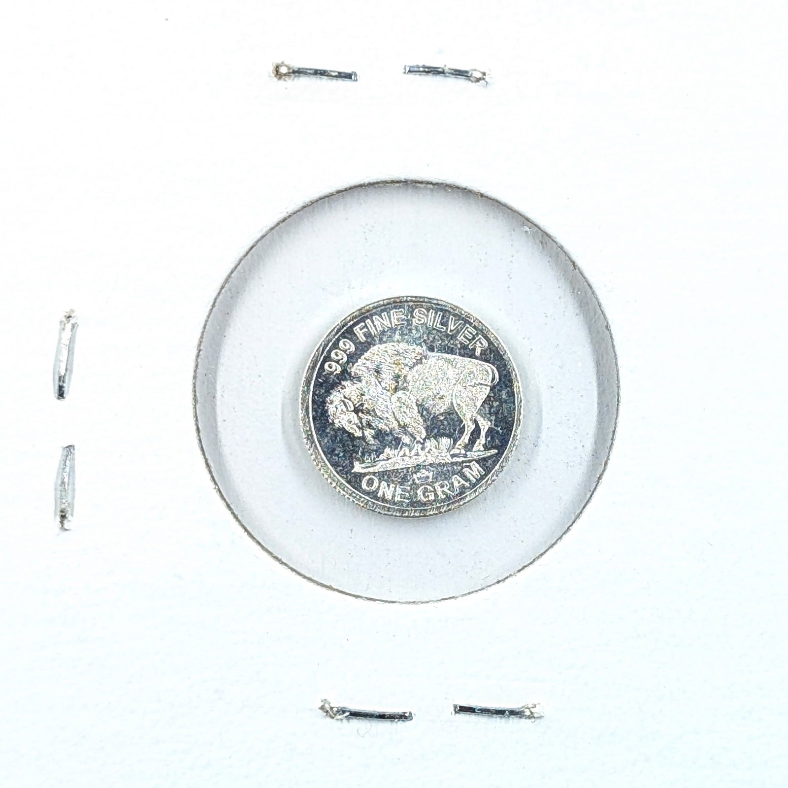 1 Gram Fine .999 Silver Round- Indian - 2