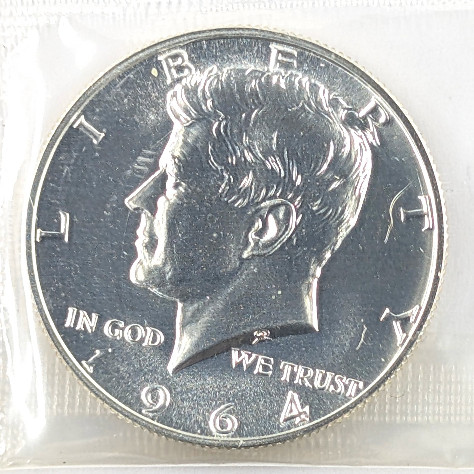 1964 Silver John F Kennedy Half Dollar- Uncirculated (1 of 2)