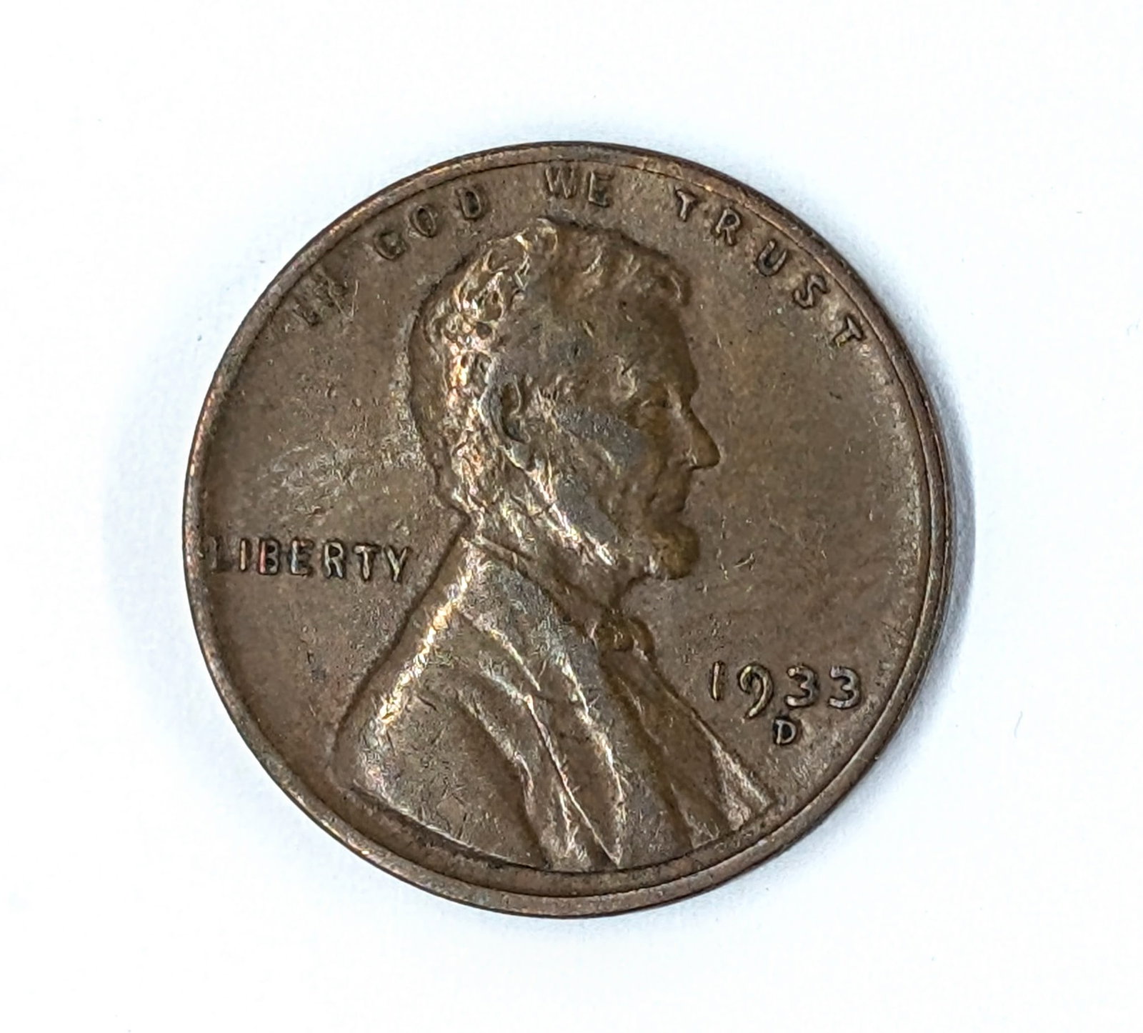 1933-D Wheat Cent: Coin