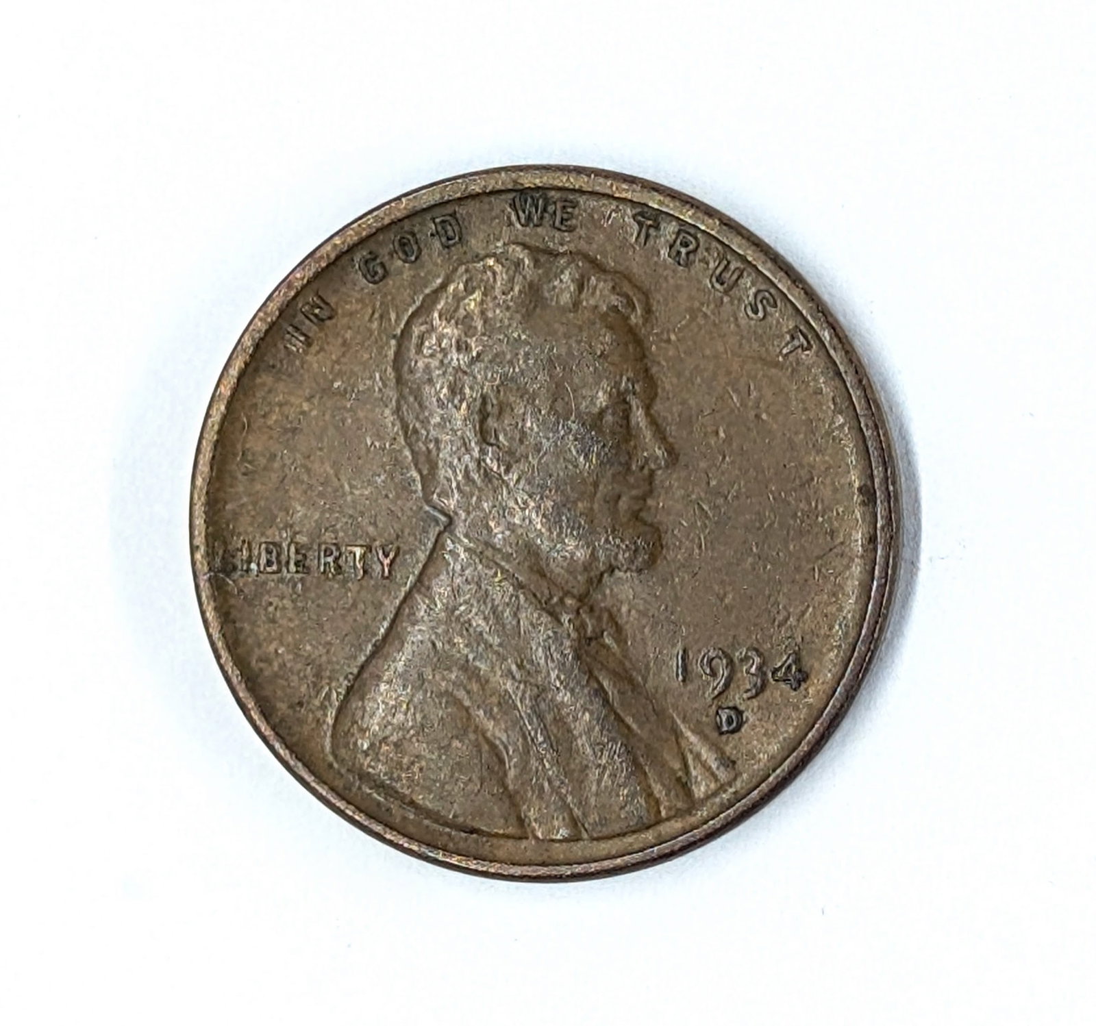 1934-D Wheat Cent: Coin