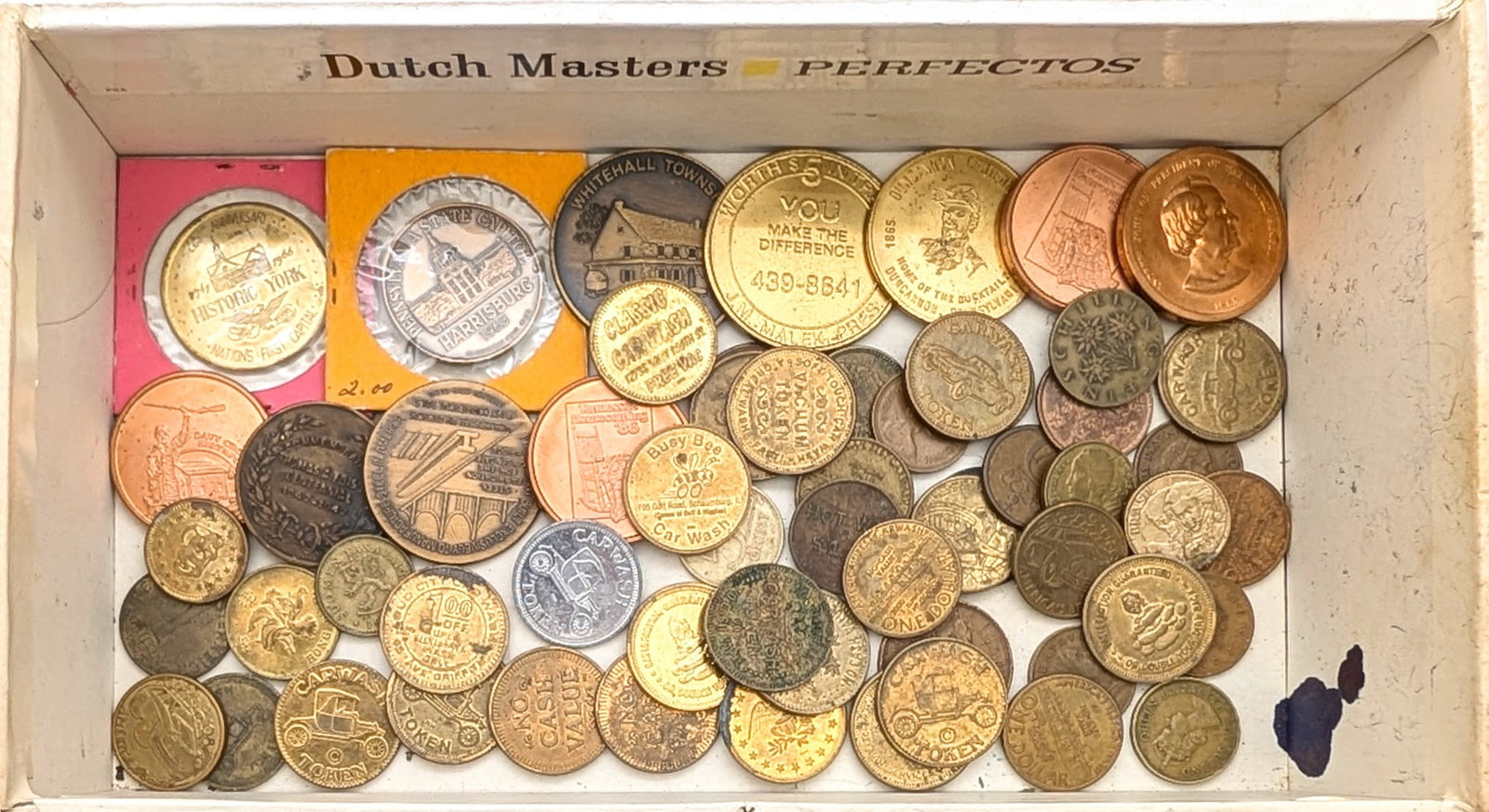 Large Lot of Casino and Car Wash Tokens - 4