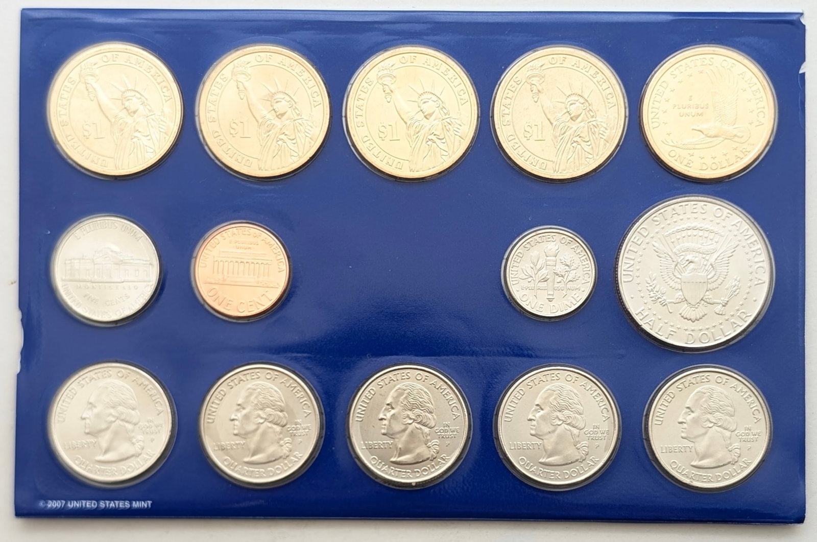 2007 P US Mint Uncirculated Coin Set - 2