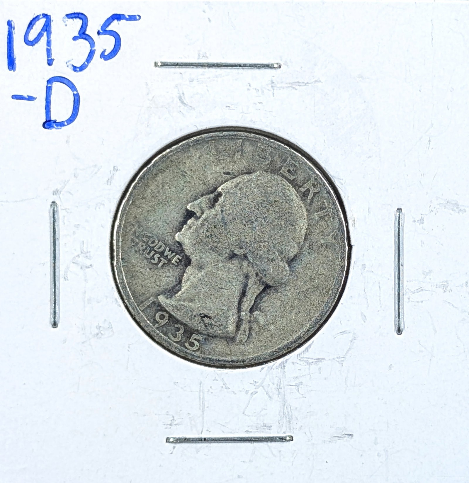 1935-D Silver Washington Quarter: Silver