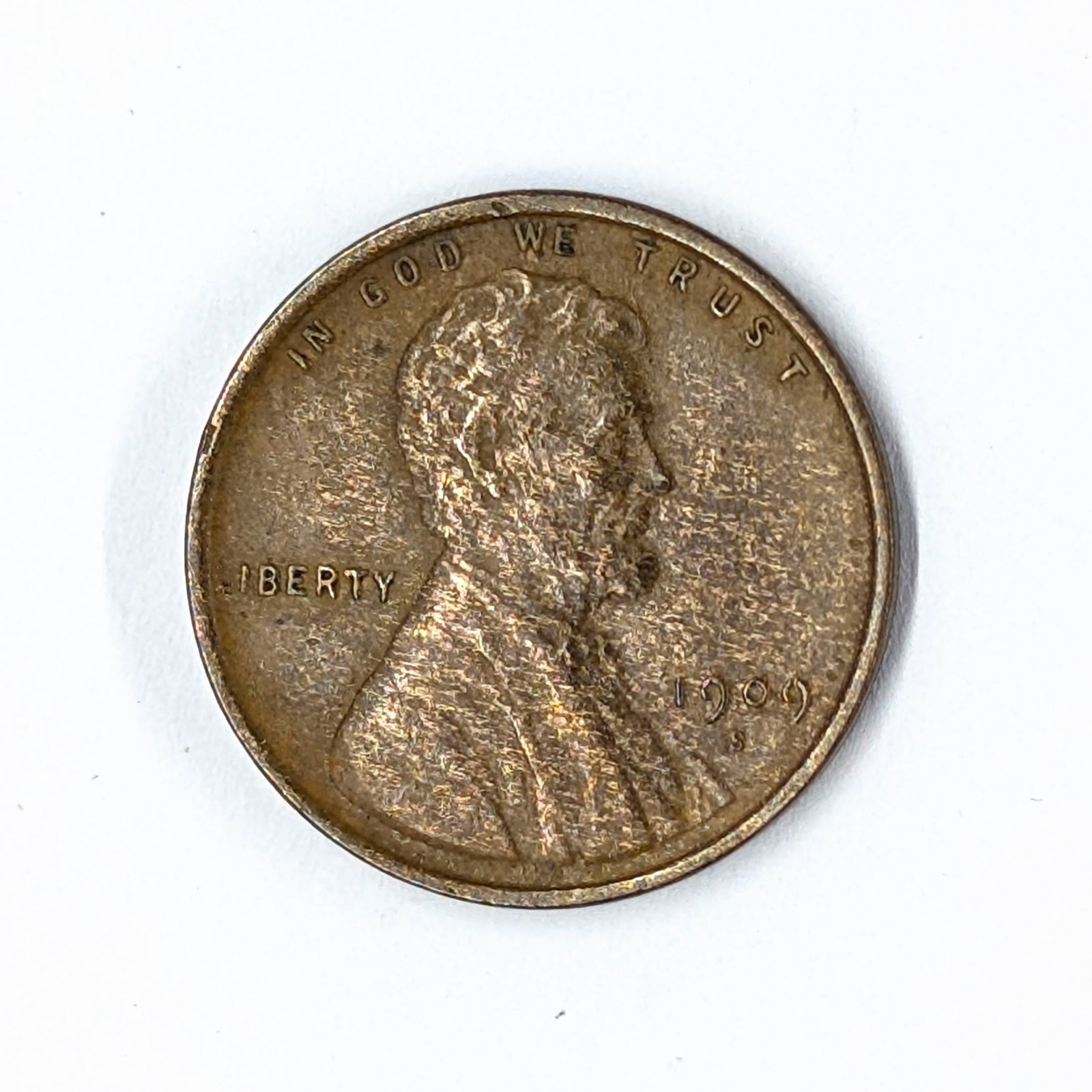 1909-S Wheat Cent - KEY Date - 4