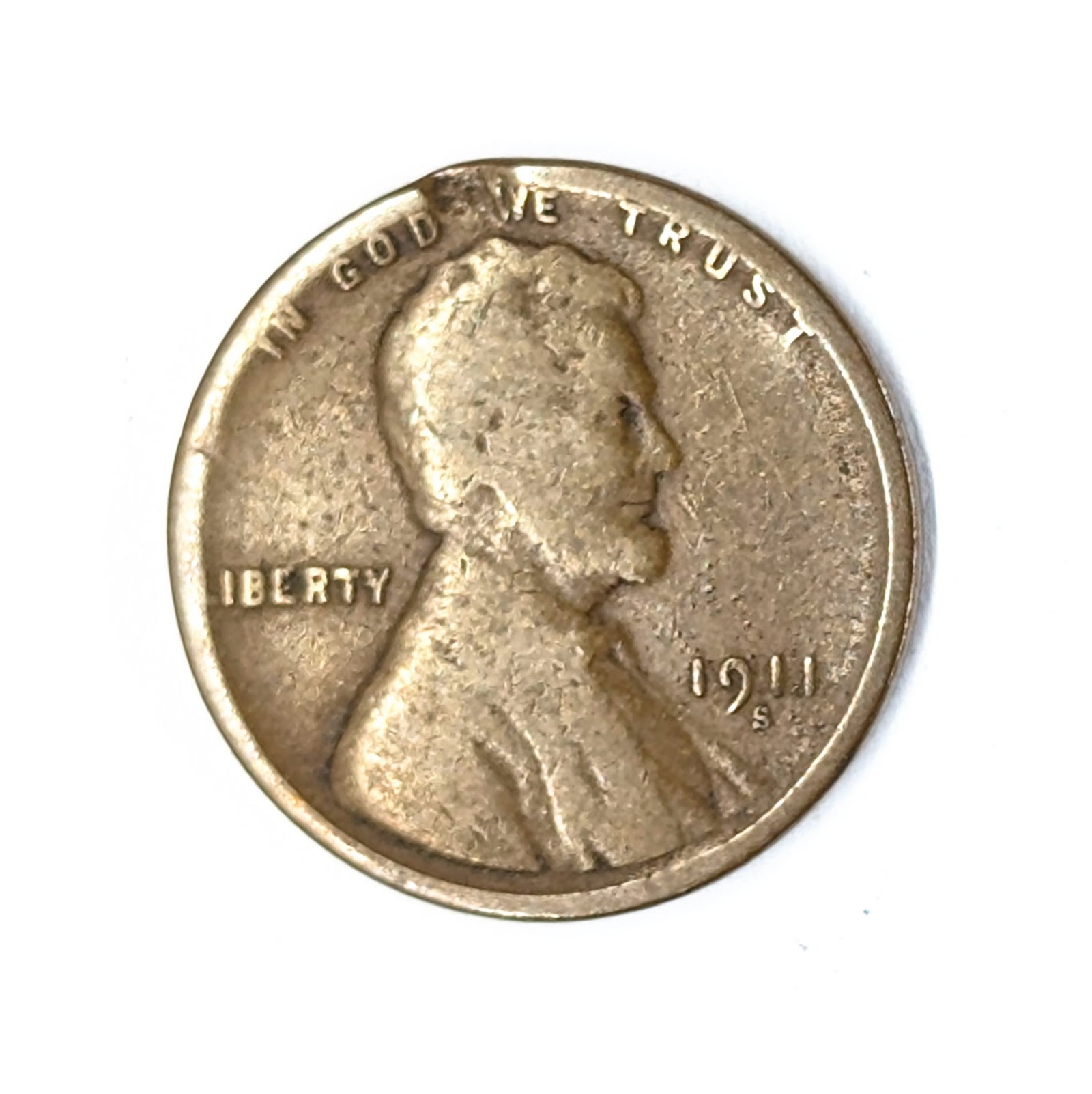 1911-S Wheat Cent - KEY Date - 2