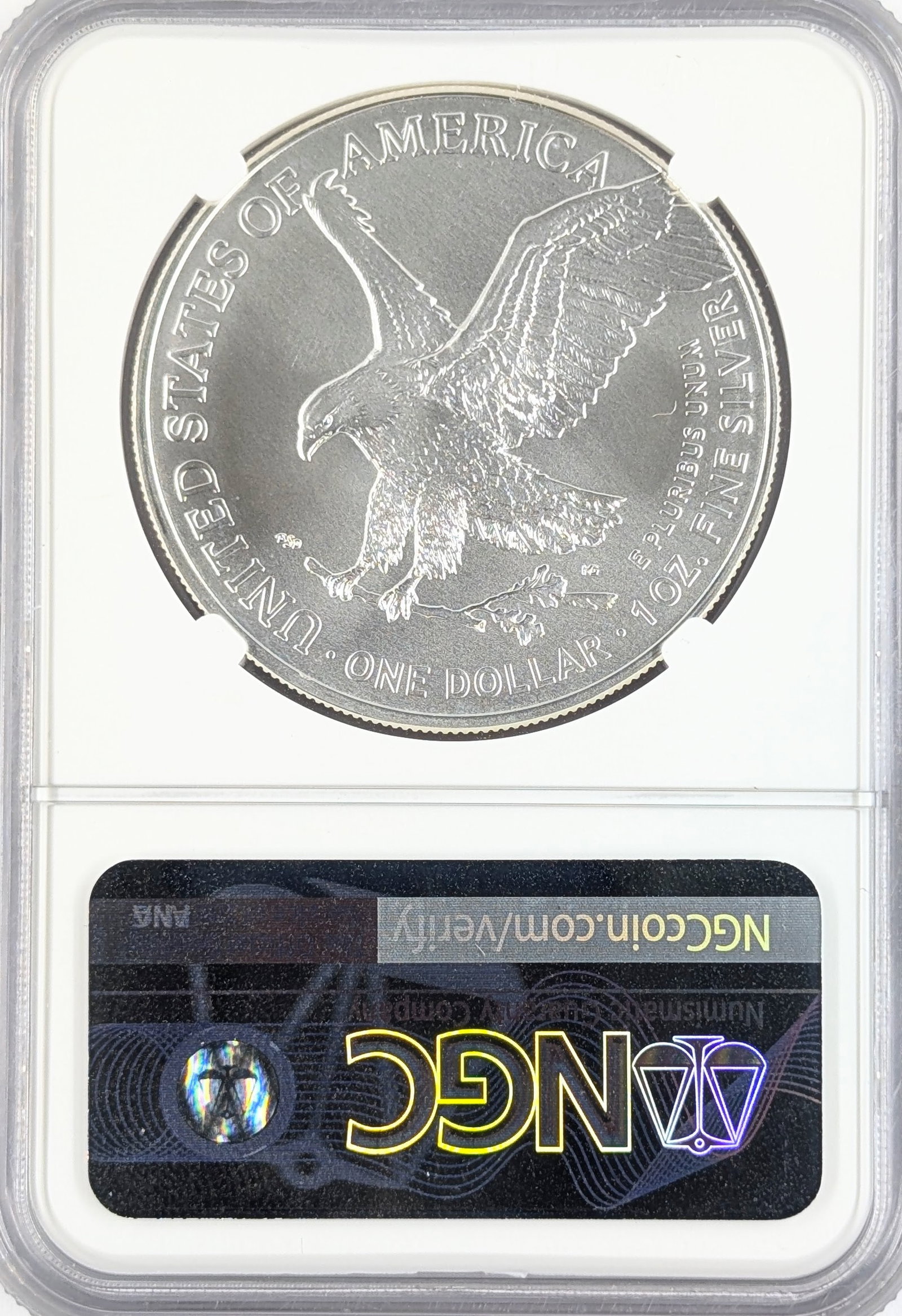 NGC 2022 MS70 American Silver Eagle Dollar - US State Series Maine - 2