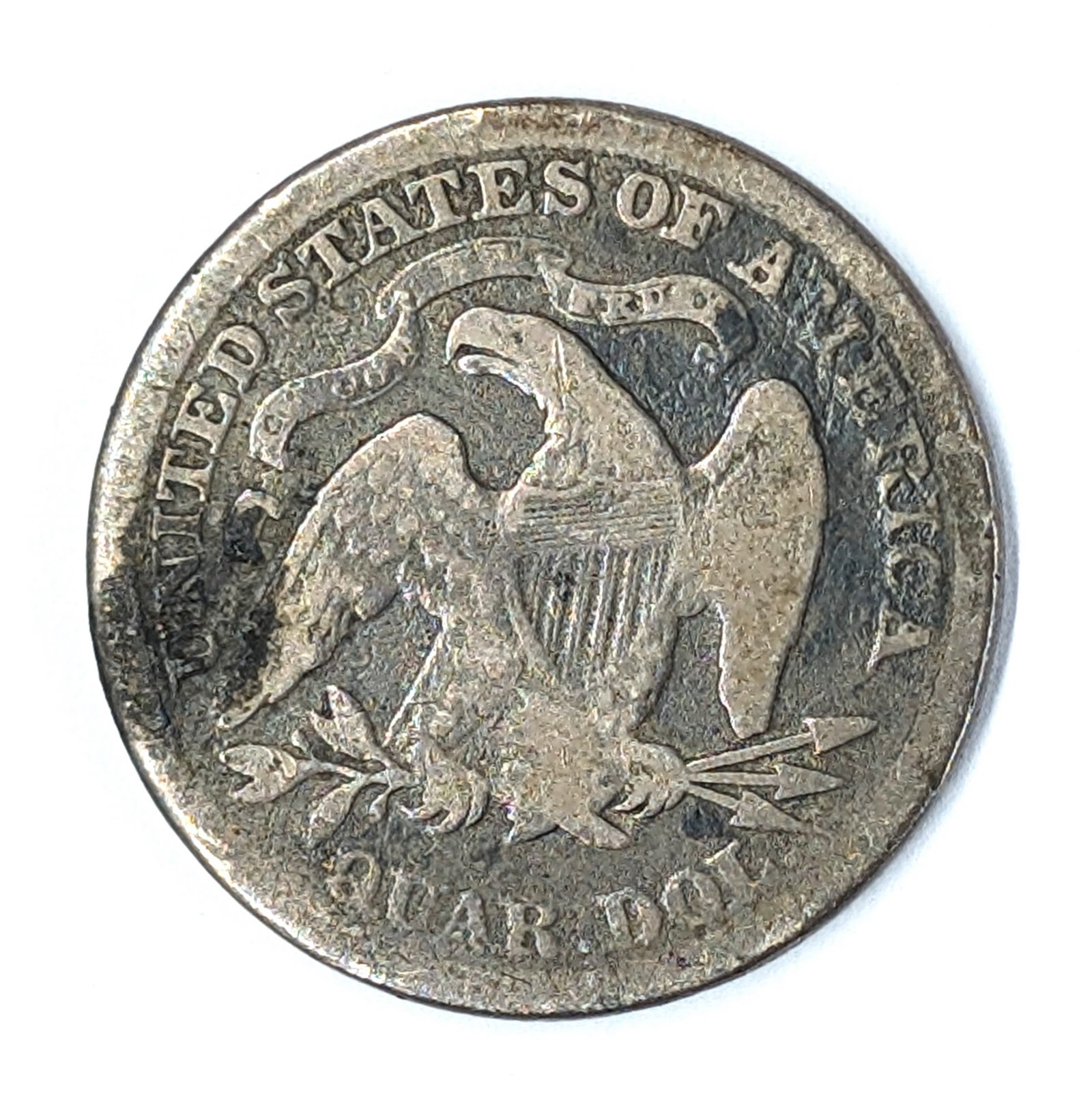 1875 Silver Liberty Seated Quarter - 2