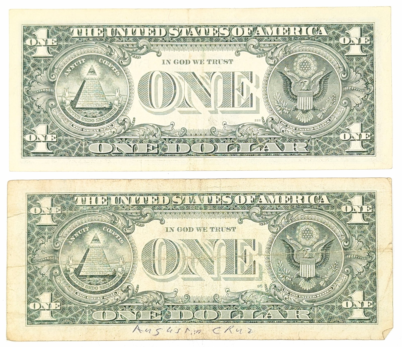 Lot of 2 - $1 Star Notes - Green Seals - 2006, 2013 - 2