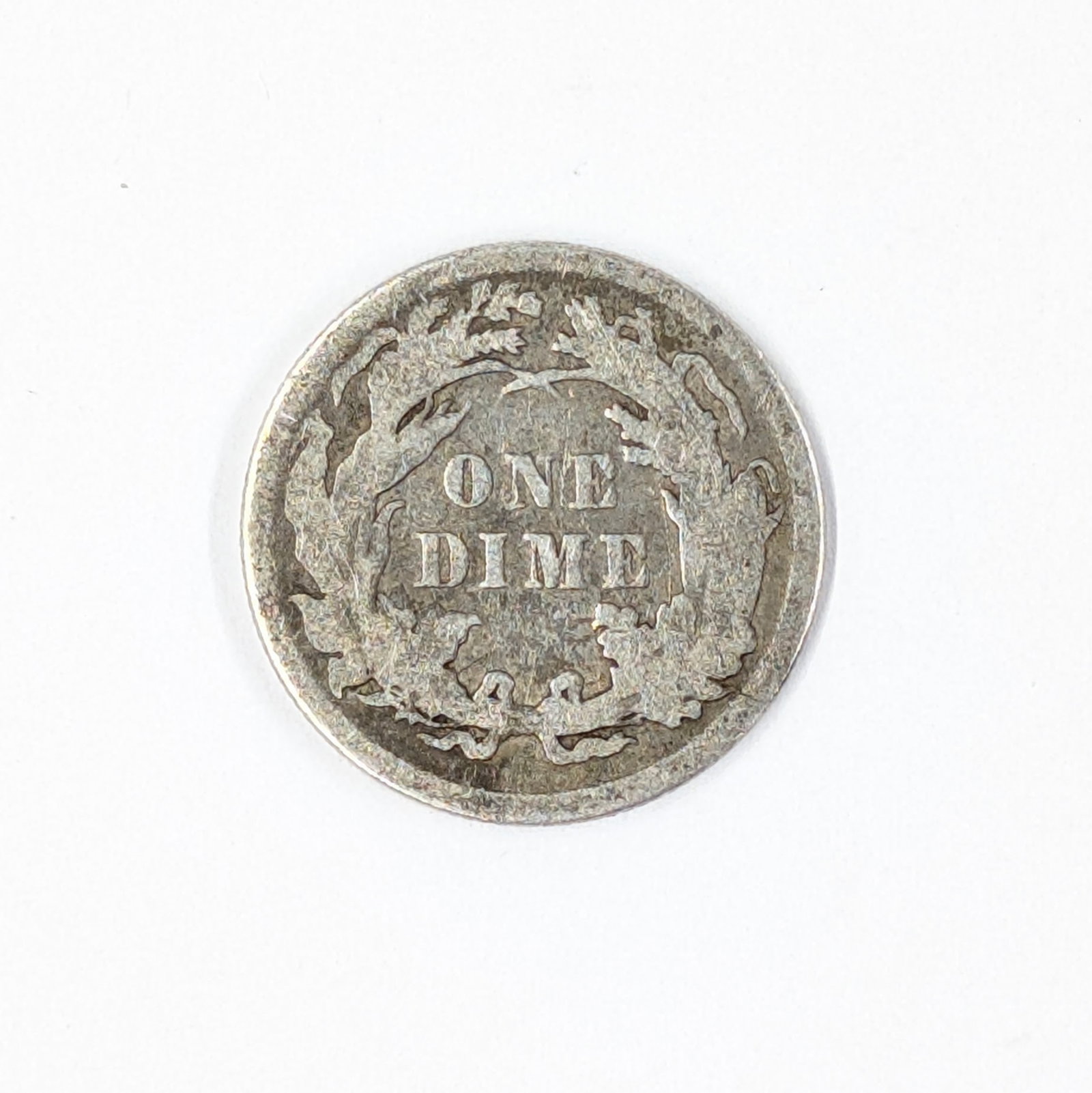 1887 Silver Seated Liberty Dime - 2