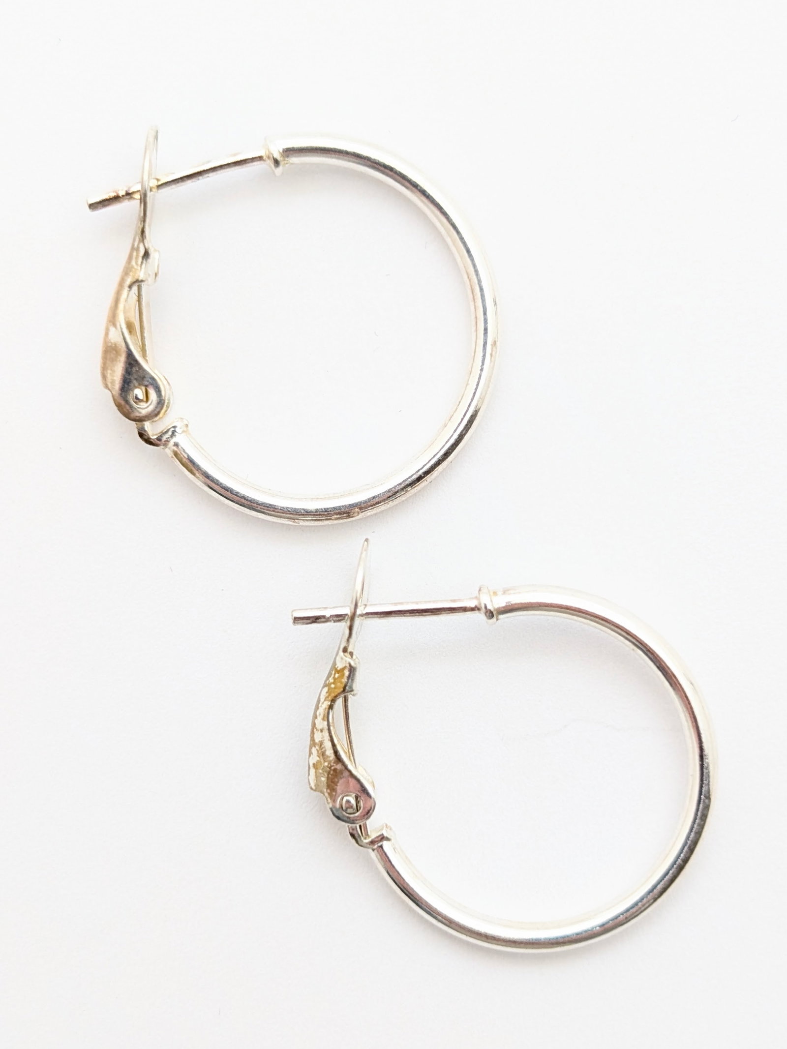 Sterling Silver Classic Hoop Earrings - 2