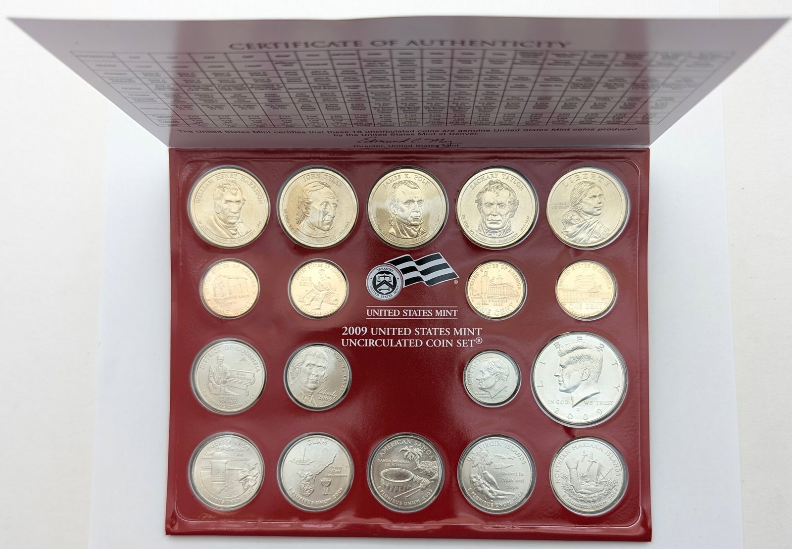 2009-D US Mint Uncirculated Coin Set: Coin
